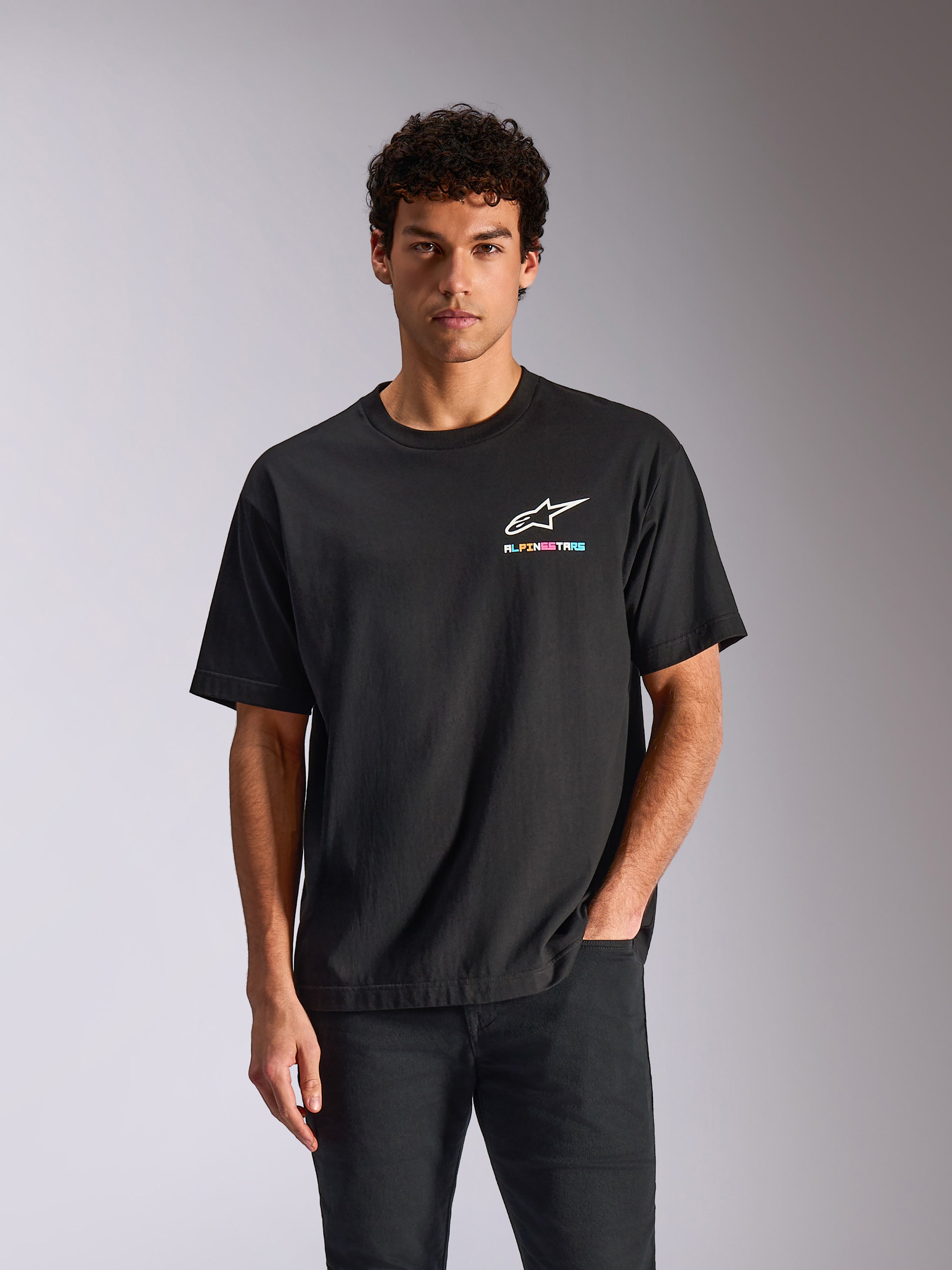 Wild Oversized CSF - Black Sportswear Tee | Alpinestars®