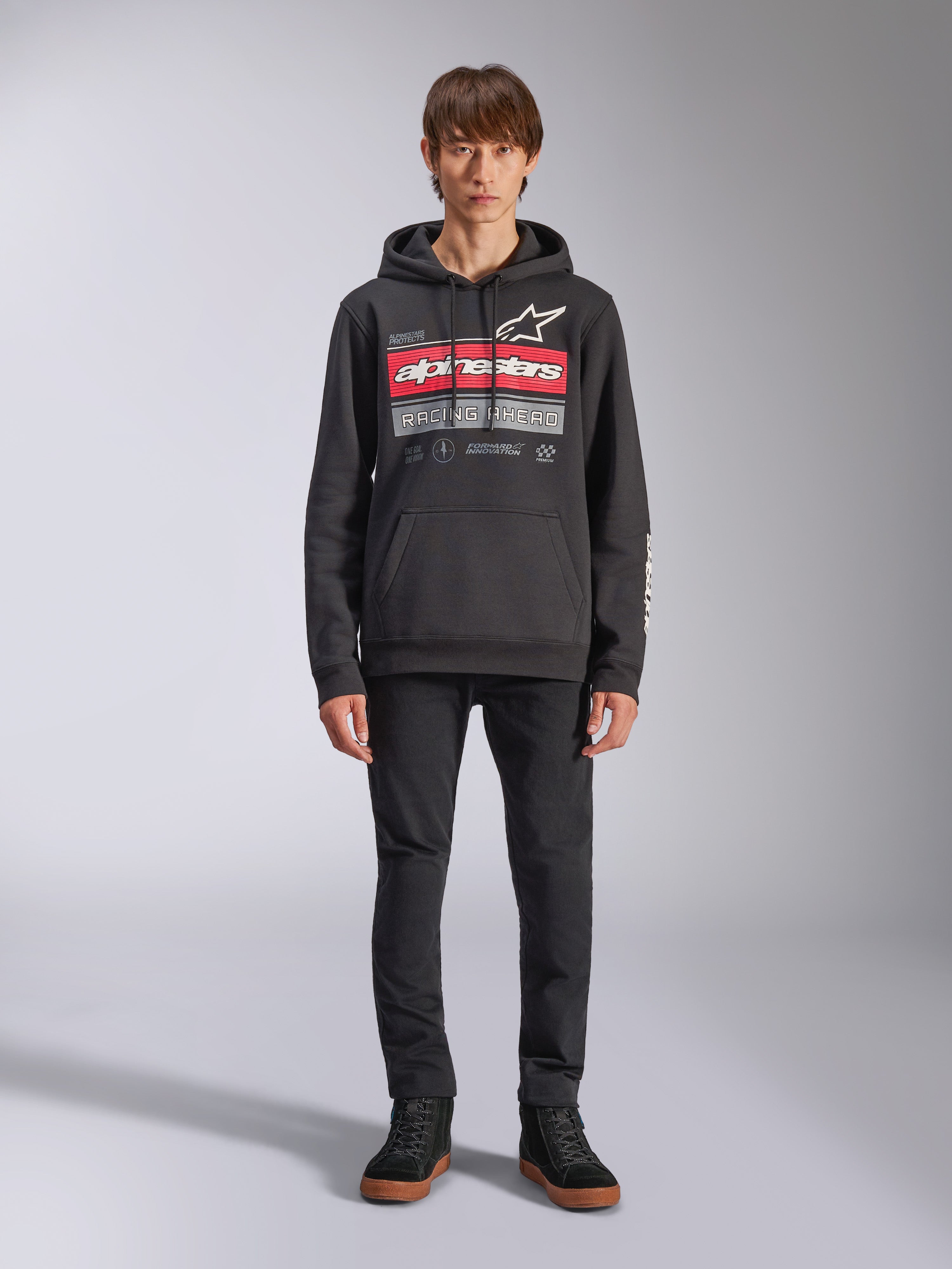 Harken - Black Sportswear Hoodie | Alpinestars®