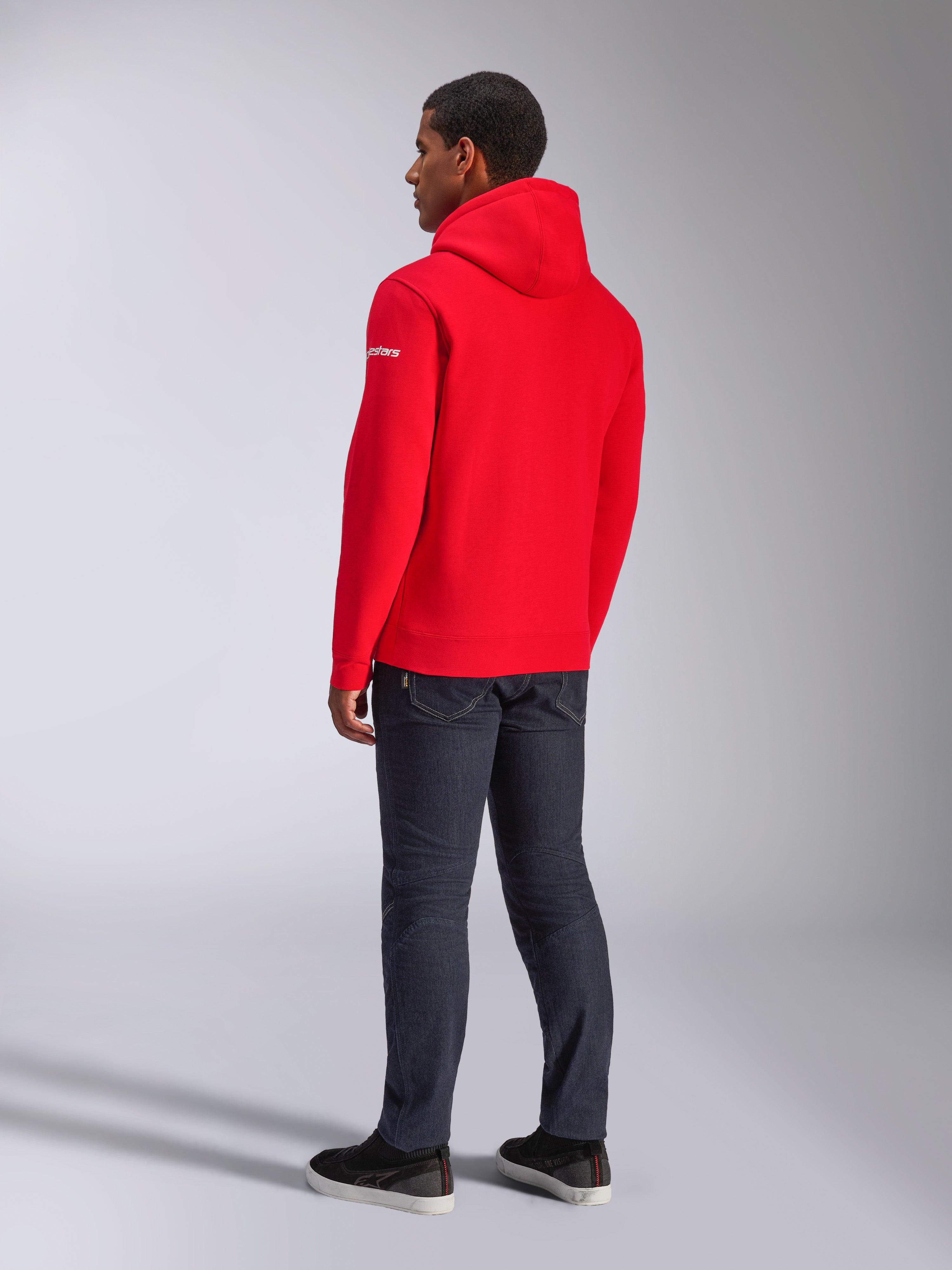 Frontal - Red Sportswear Hoodie | Alpinestars®