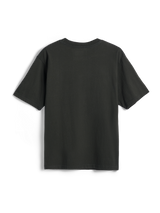 Alpinestars Essentials Ageless SS Tee, Short Sleeve T-Shirt, Off Black, back view, plain design with garment stone wash texture, relaxed fit, casual motorsport-inspired streetwear