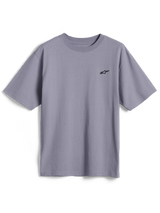 Alpinestars Essentials Ageless SS Tee, Short Sleeve T-Shirt, Silver, small black Astars logo on the chest, casual organic cotton streetwear with a relaxed fit