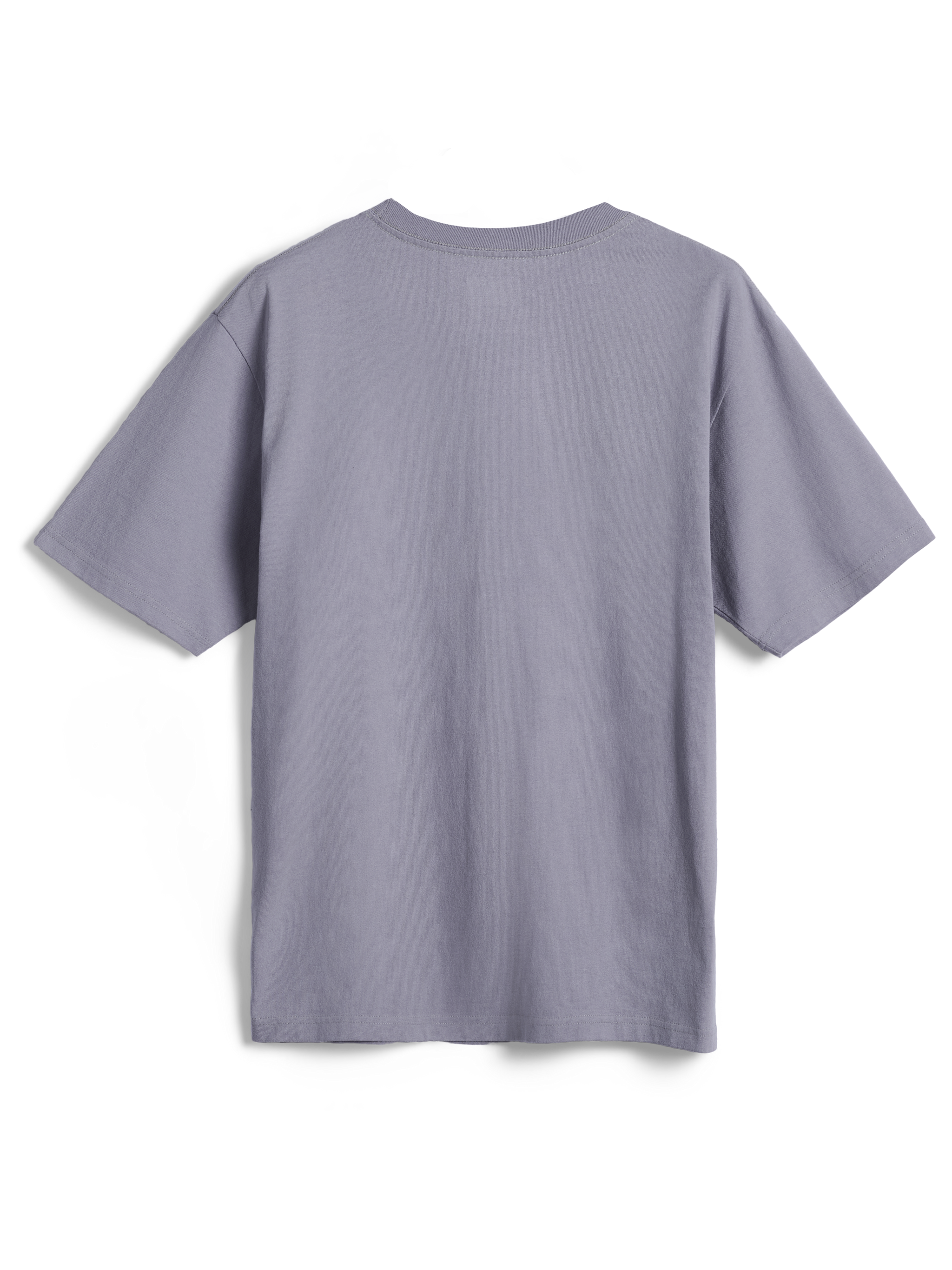 Alpinestars Essentials Ageless SS Tee, Short Sleeve T-Shirt, Silver, back view, plain design, relaxed fit, organic cotton casual streetwear