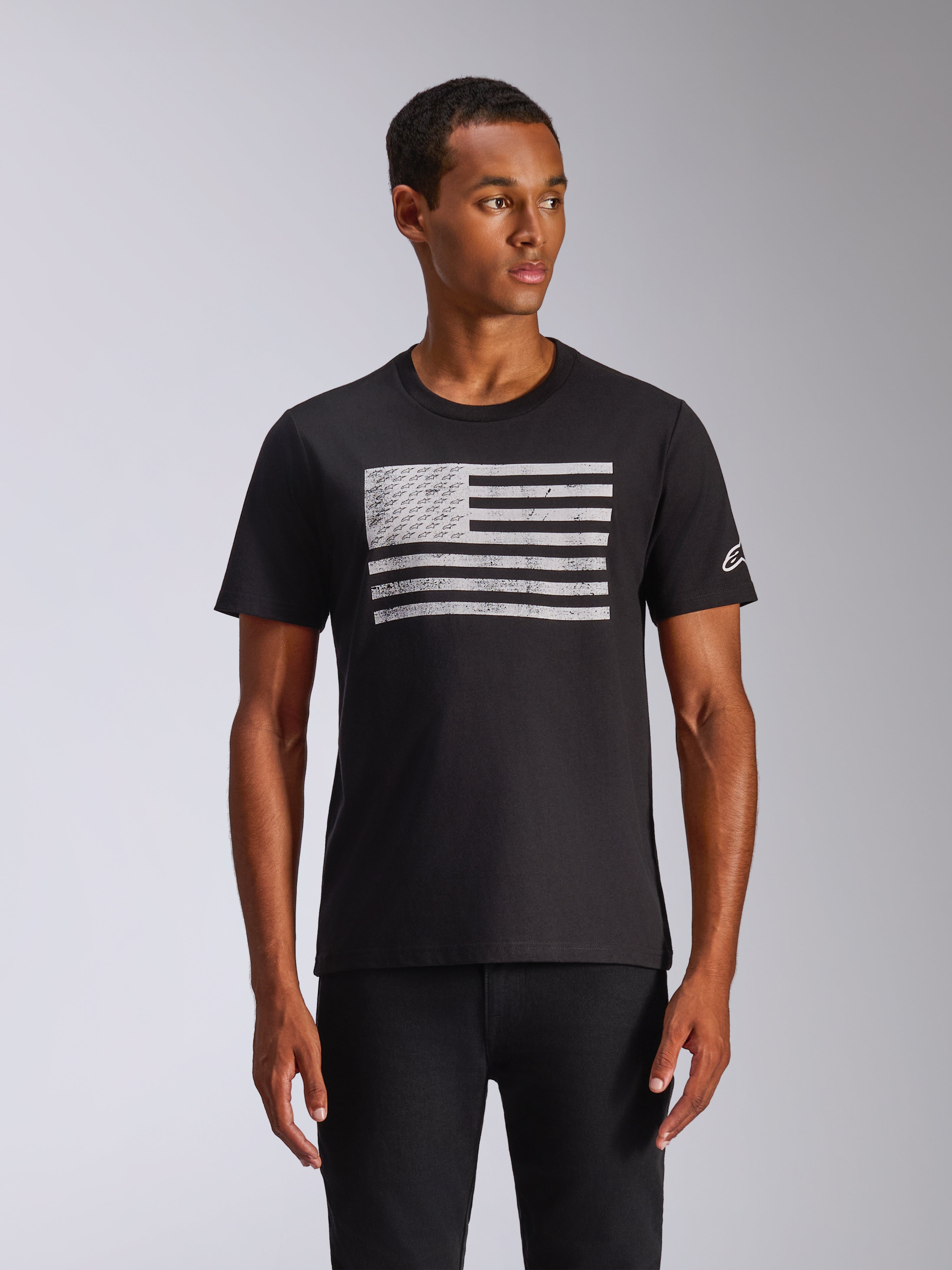 Waving CSF Tee - Black Sportswear Tee | Alpinestars®