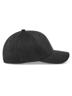 Alpinestars Corp Shift Multi Hat, side view, Dark Grey Heather, structured crown with curved bill, stretch twill fabric, casual motorsport-inspired headwear