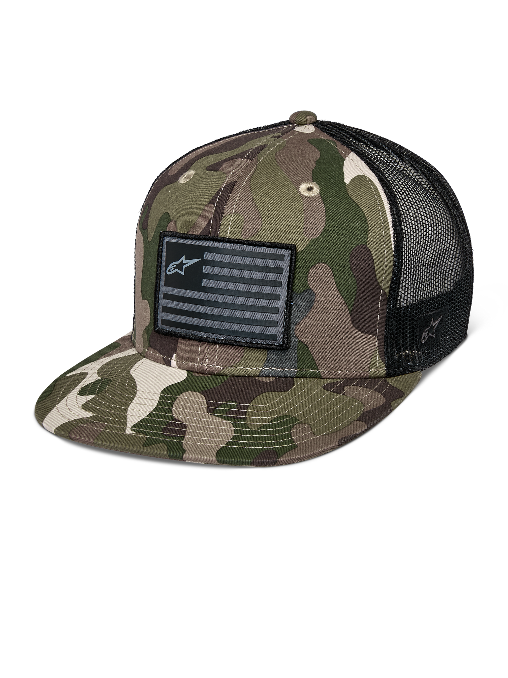 Flag Flat Trucker Hat