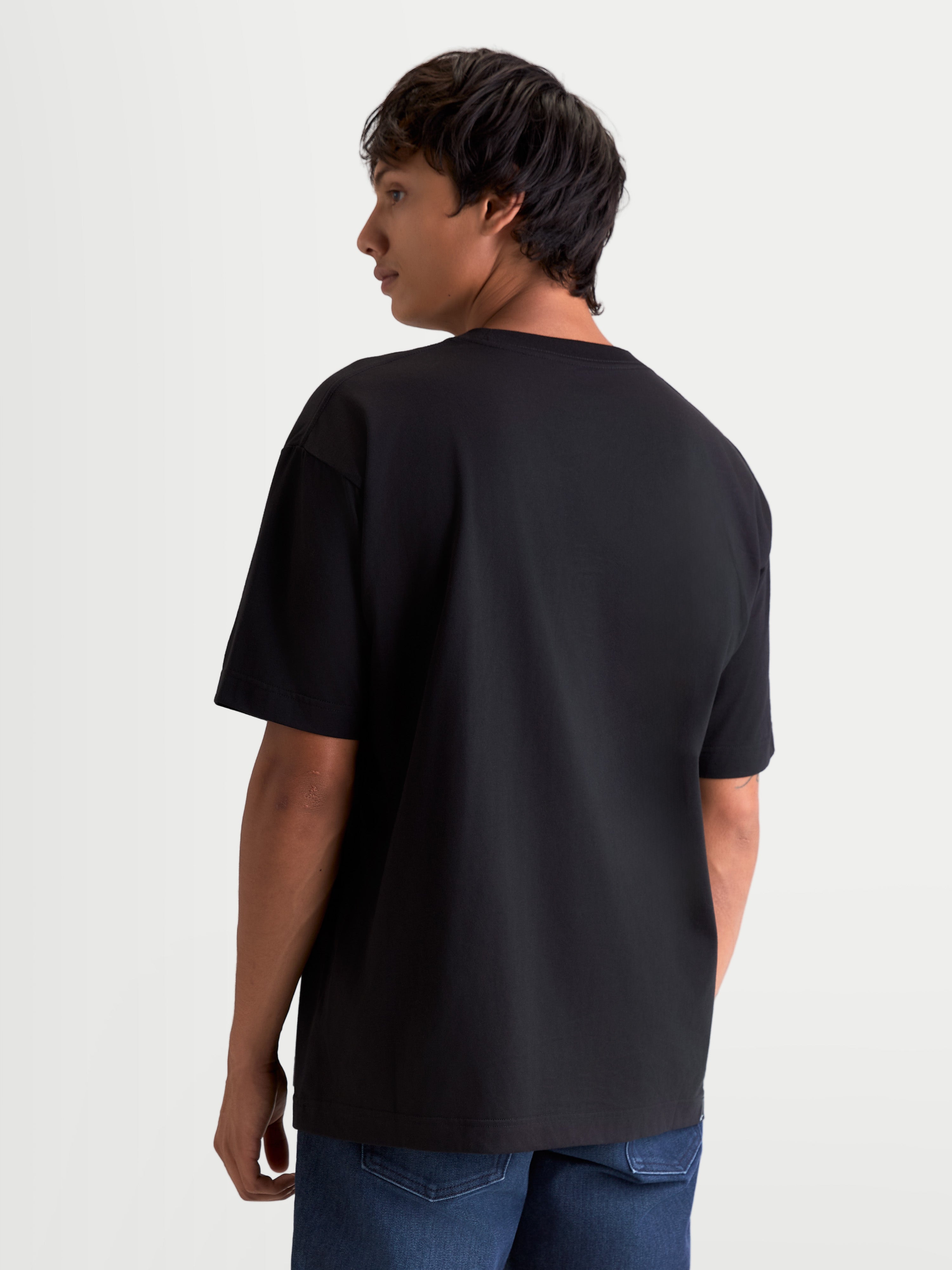 Chalk Oversized CSF - Black Tee | Alpinestars®