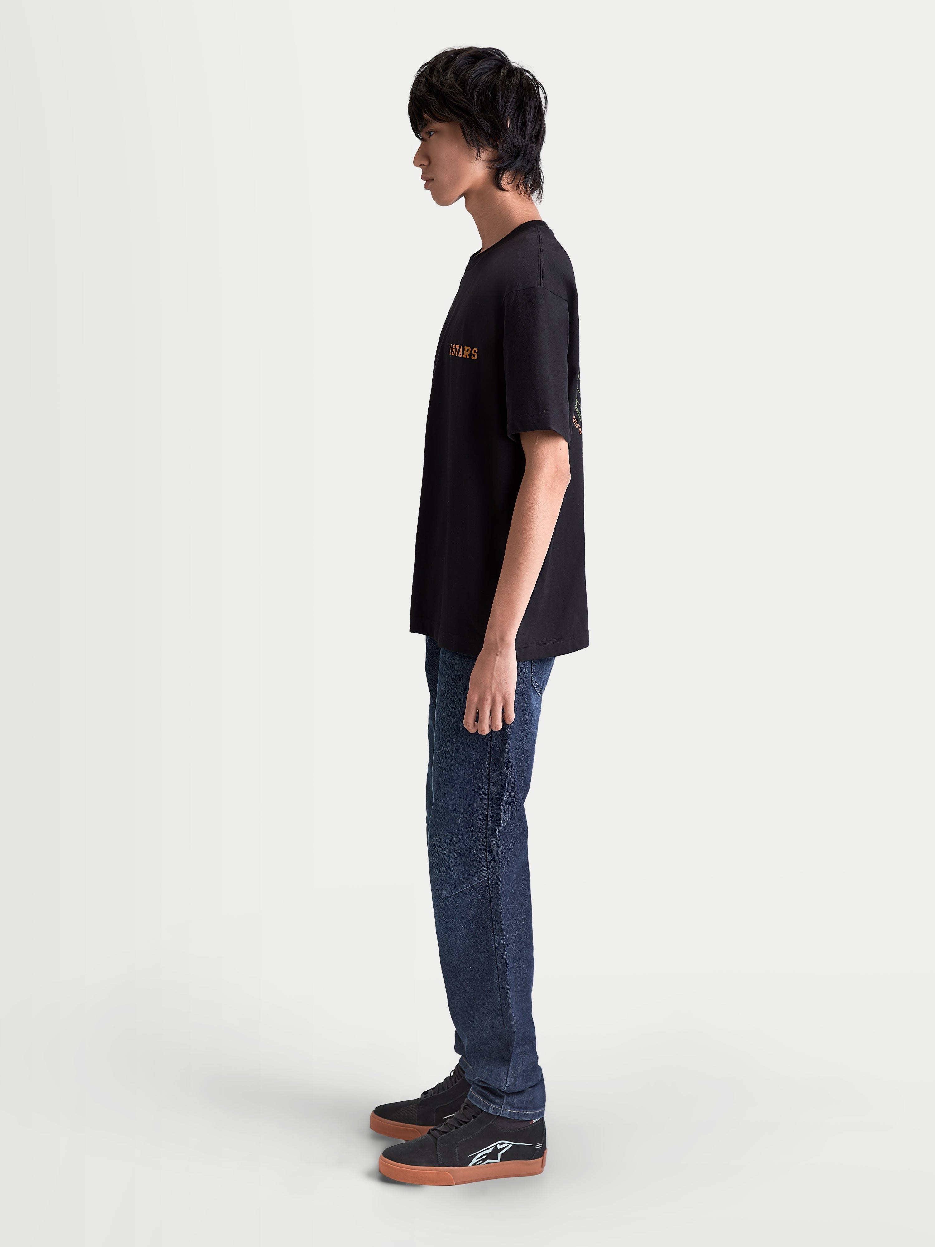Latitude Oversized CSF - Black Tee | Alpinestars®