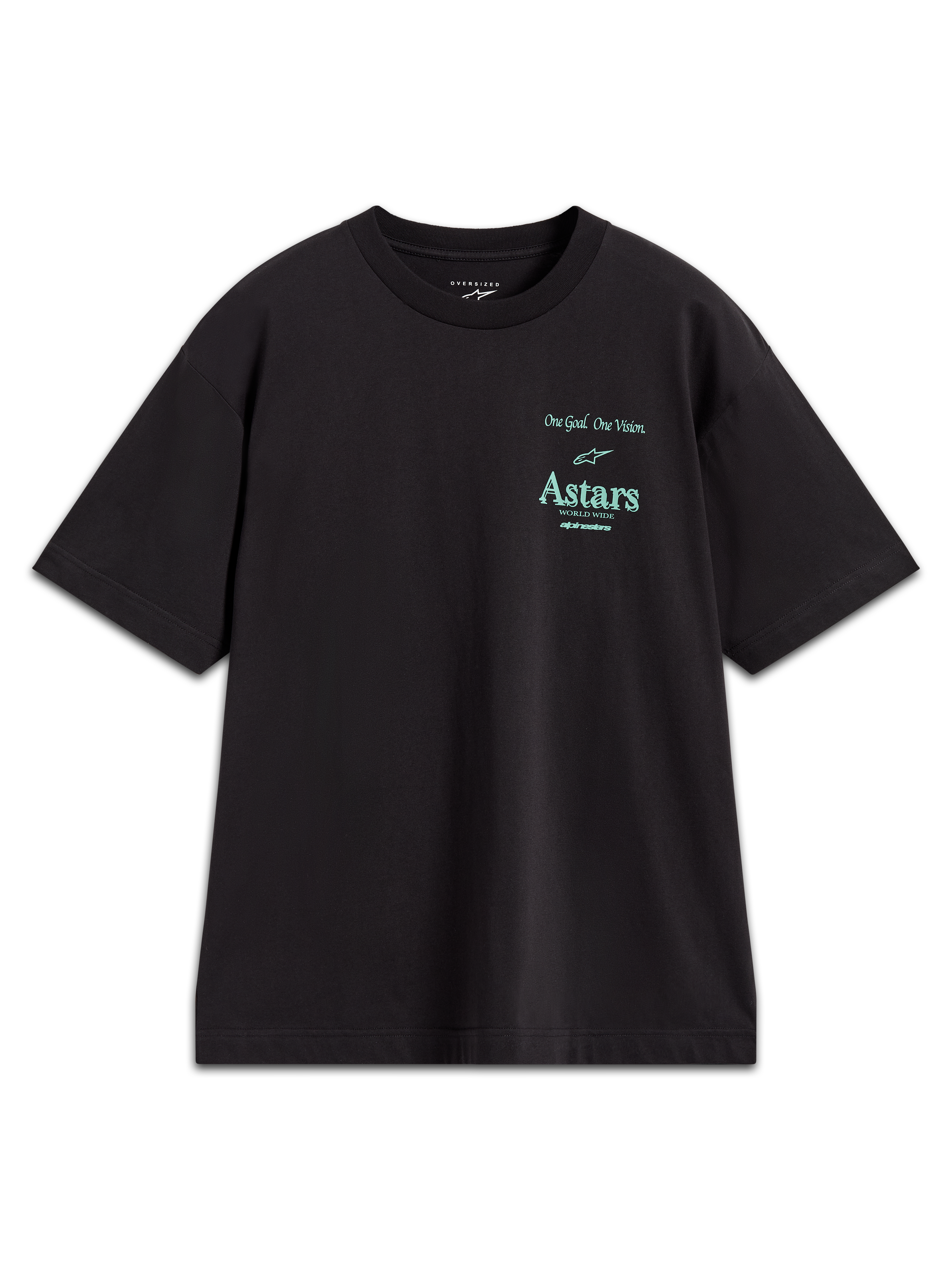 Post Oversized CSF - Black Tee | Alpinestars®