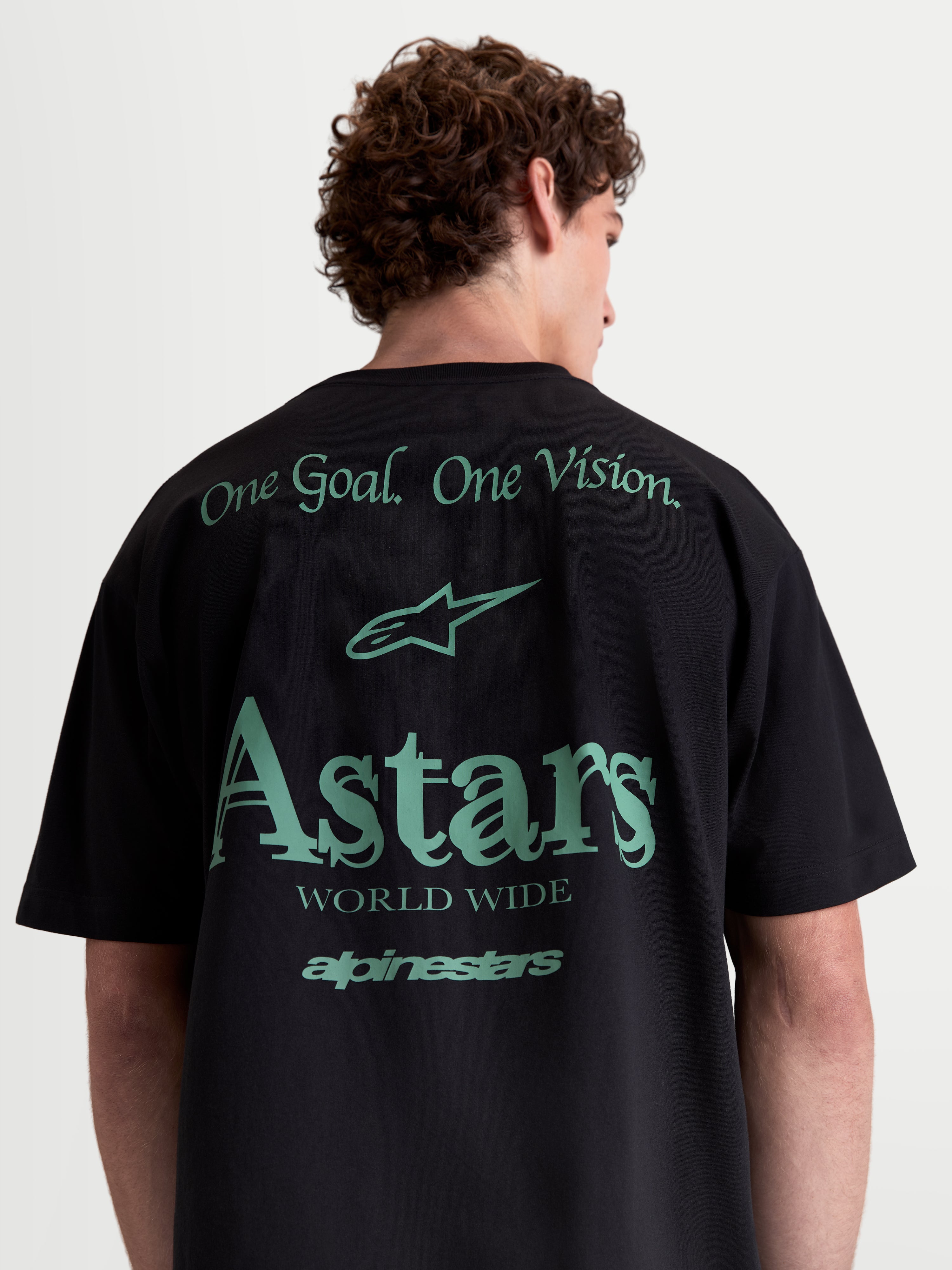 Post Oversized CSF - Black Tee | Alpinestars®