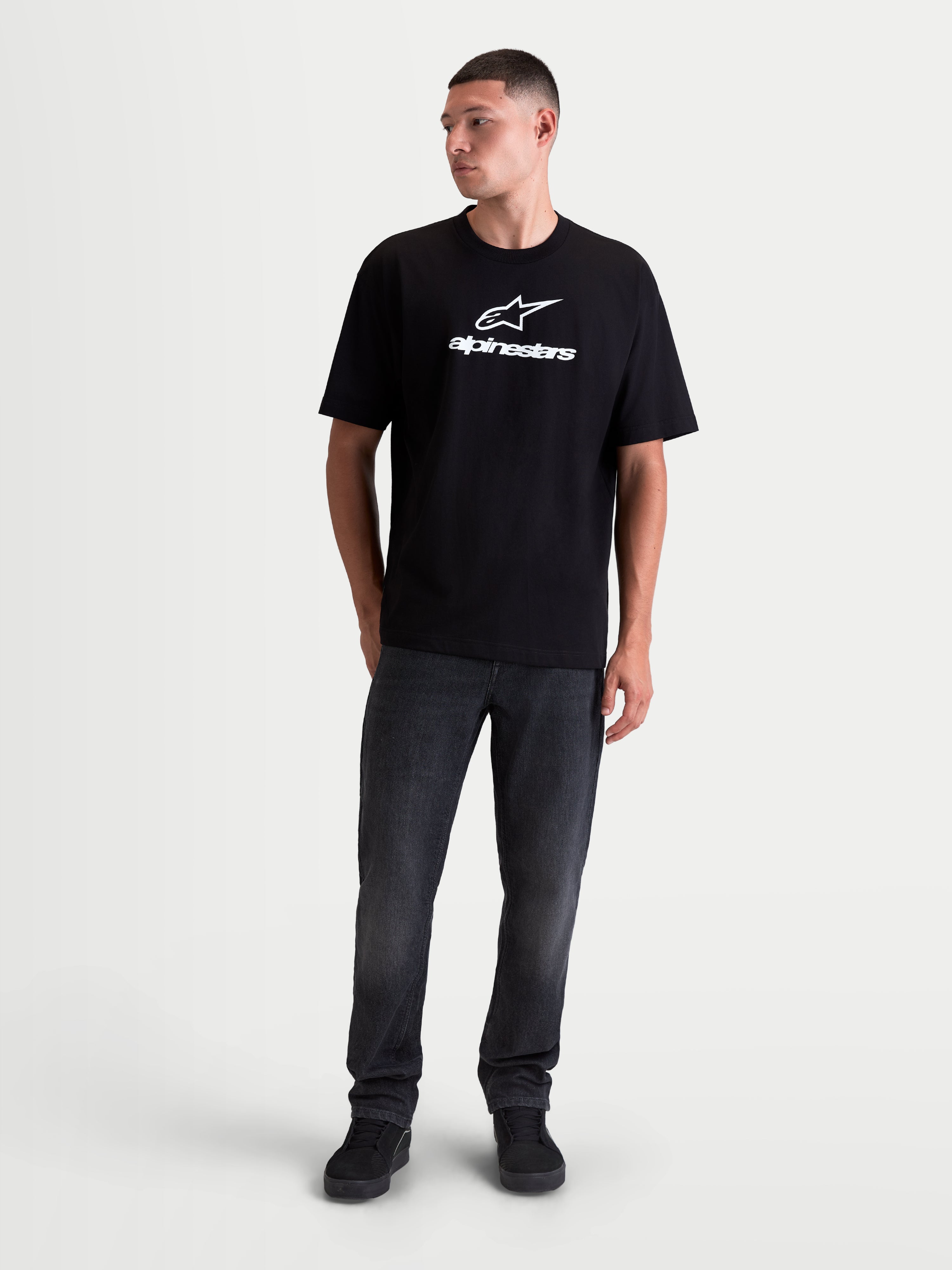 Prelude Oversized CSF - Black Tee | Alpinestars®