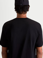 Alpinestars Cypress CSF Tee, Men's Short Sleeve Sportswear T-Shirt, Black, Rear View on Model, Casual Everyday Apparel, Premium Cotton-Poly Blend