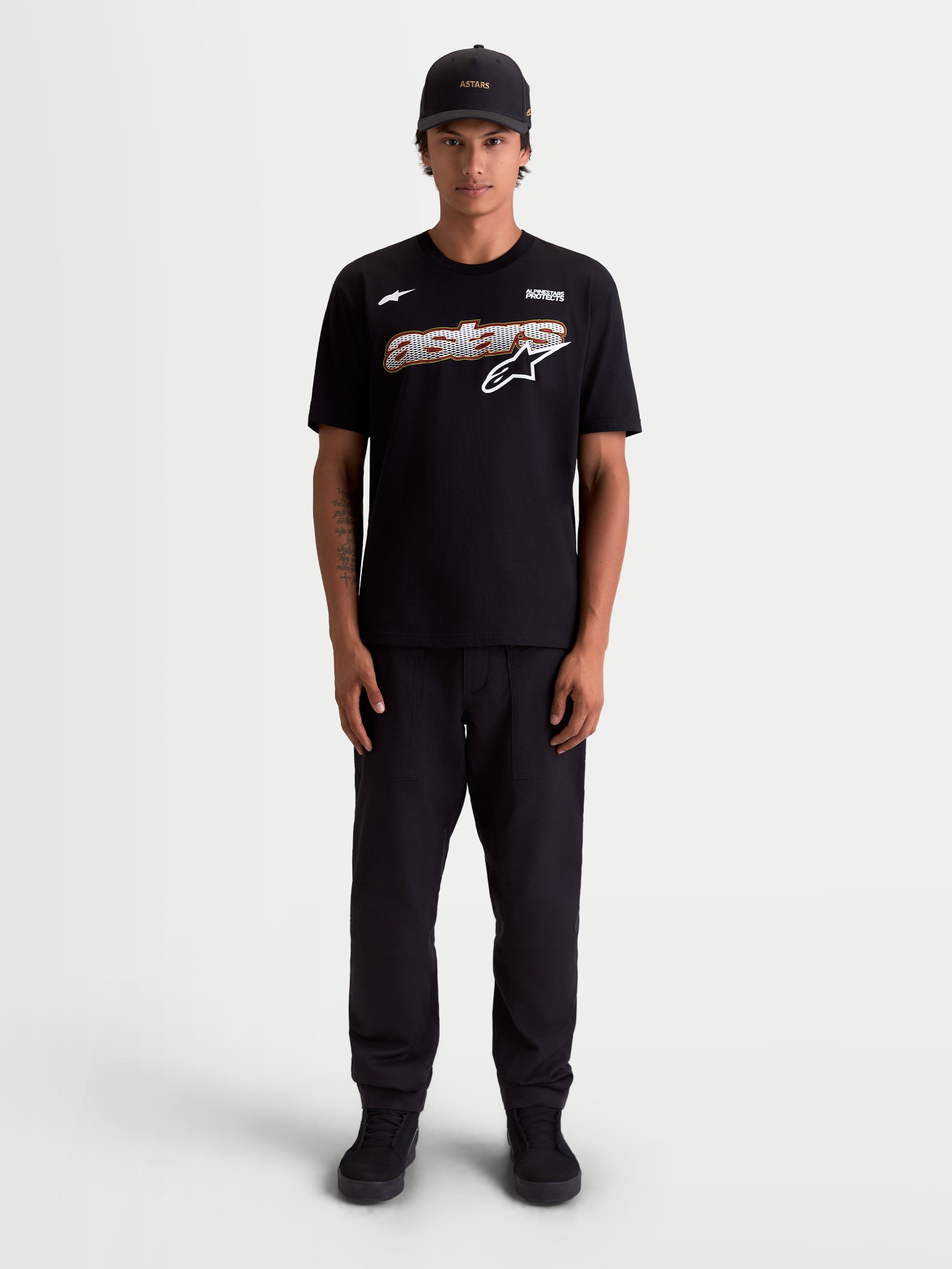 トップス litmus HerPraha tops Cypress CSF - Black Tee | Alpinestars®