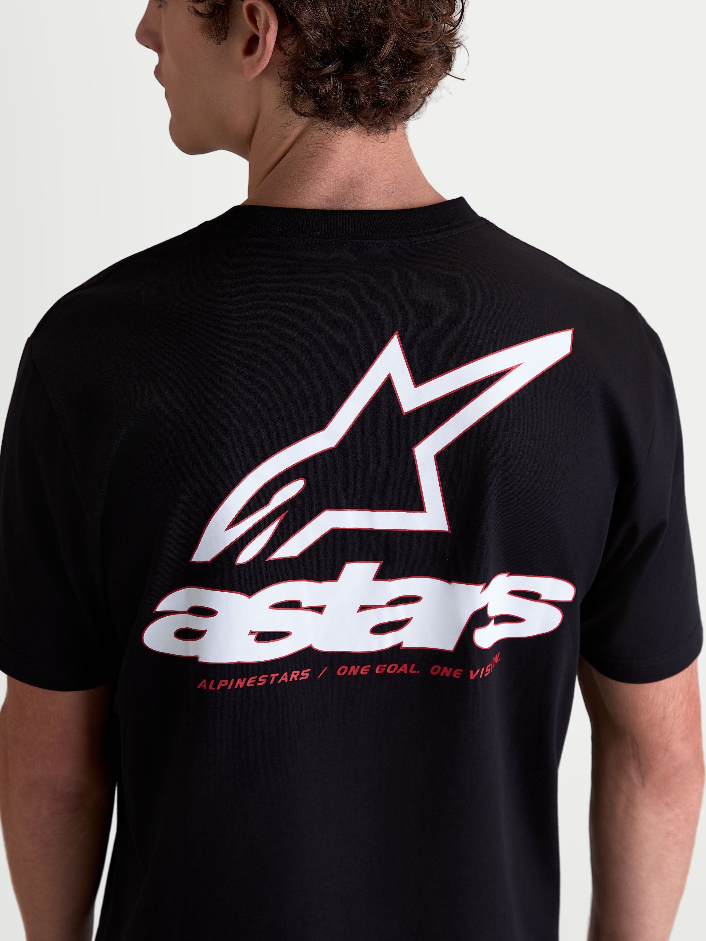 Lineout CSF Short Sleeve - Black Tee | Alpinestars®