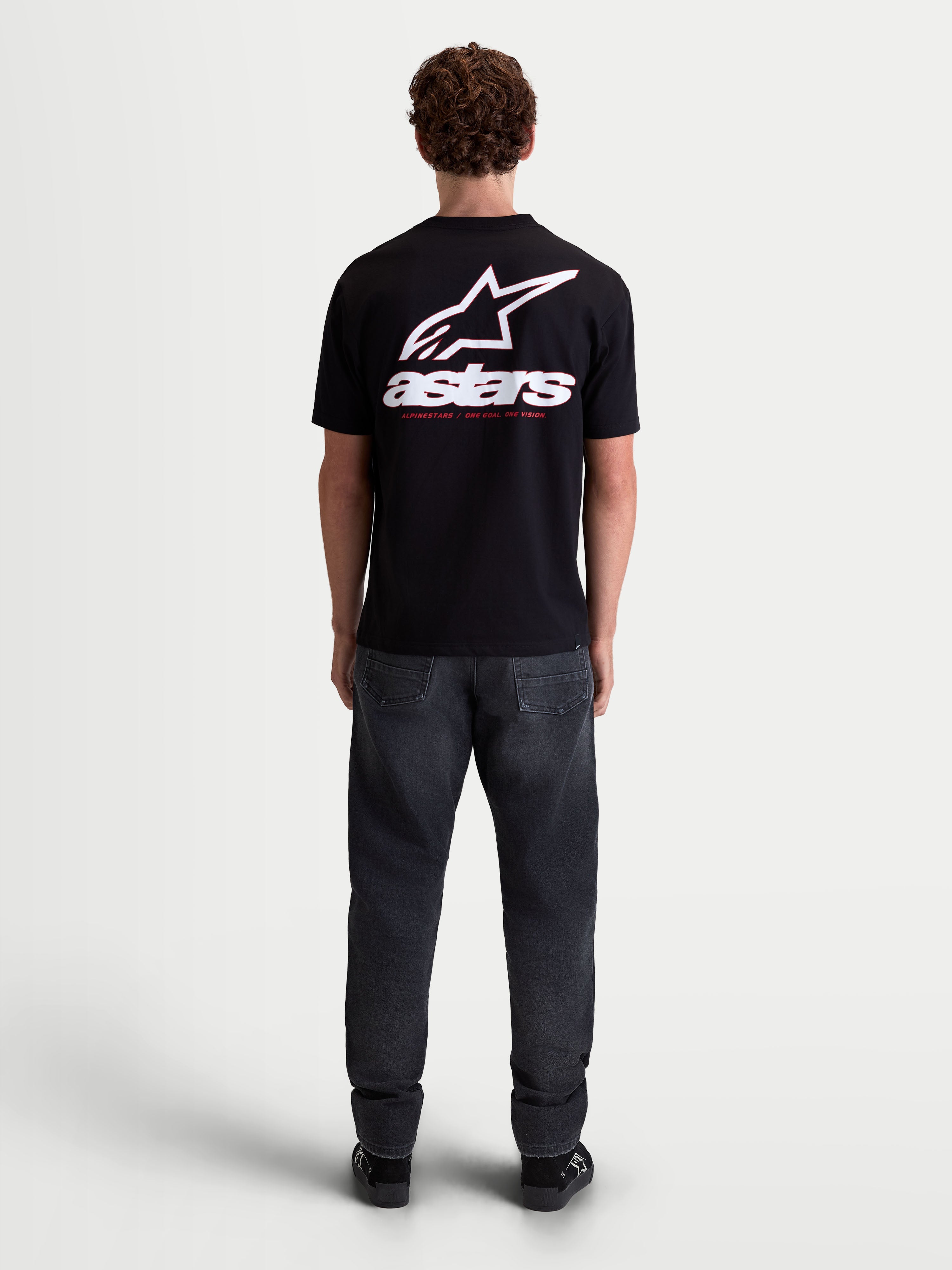 Lineout CSF Short Sleeve - Black Tee | Alpinestars®