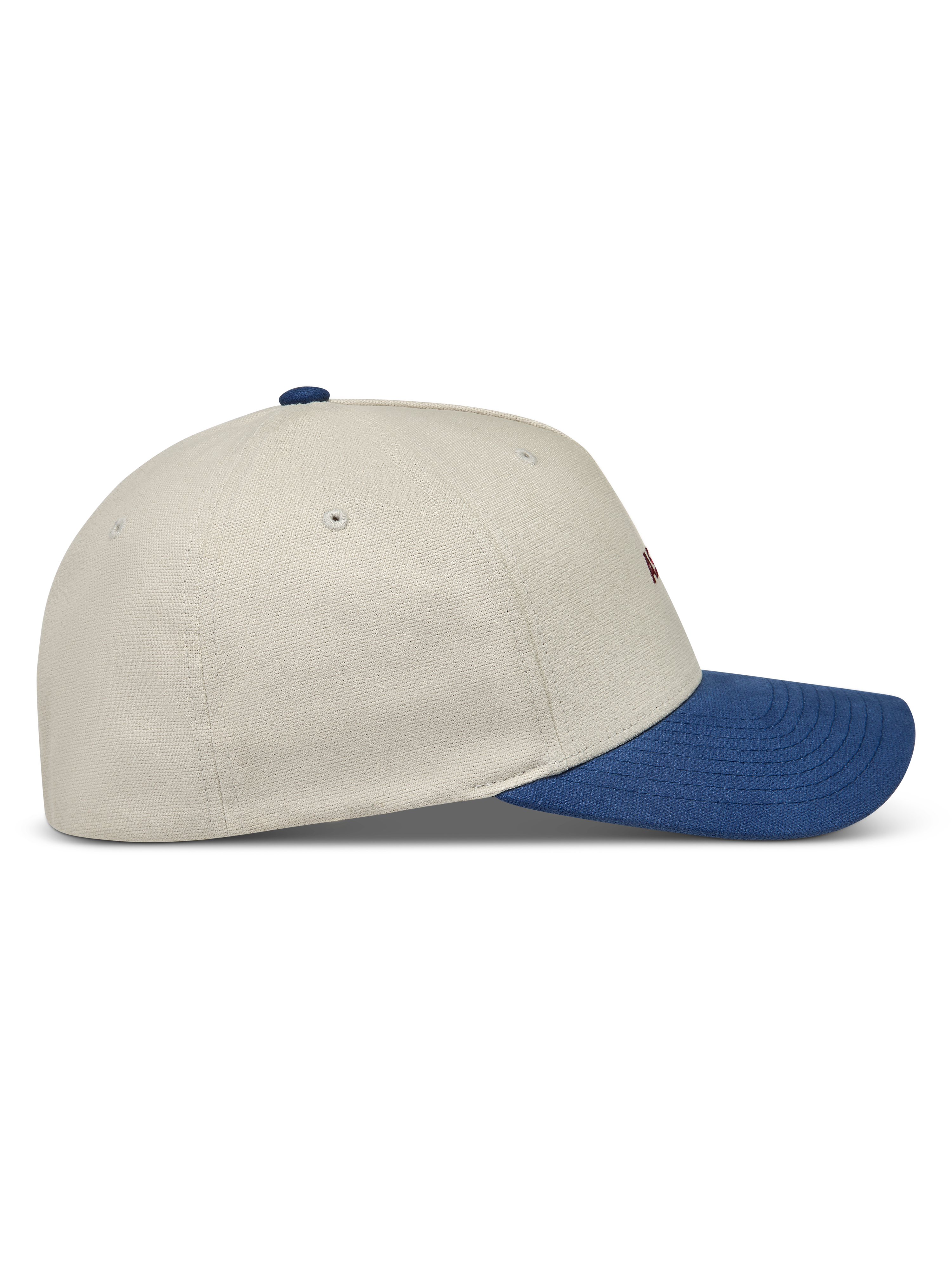 Alpinestars County Canvas Hat, Sand and Blue sportswear baseball cap with a curved bill and structured crown.