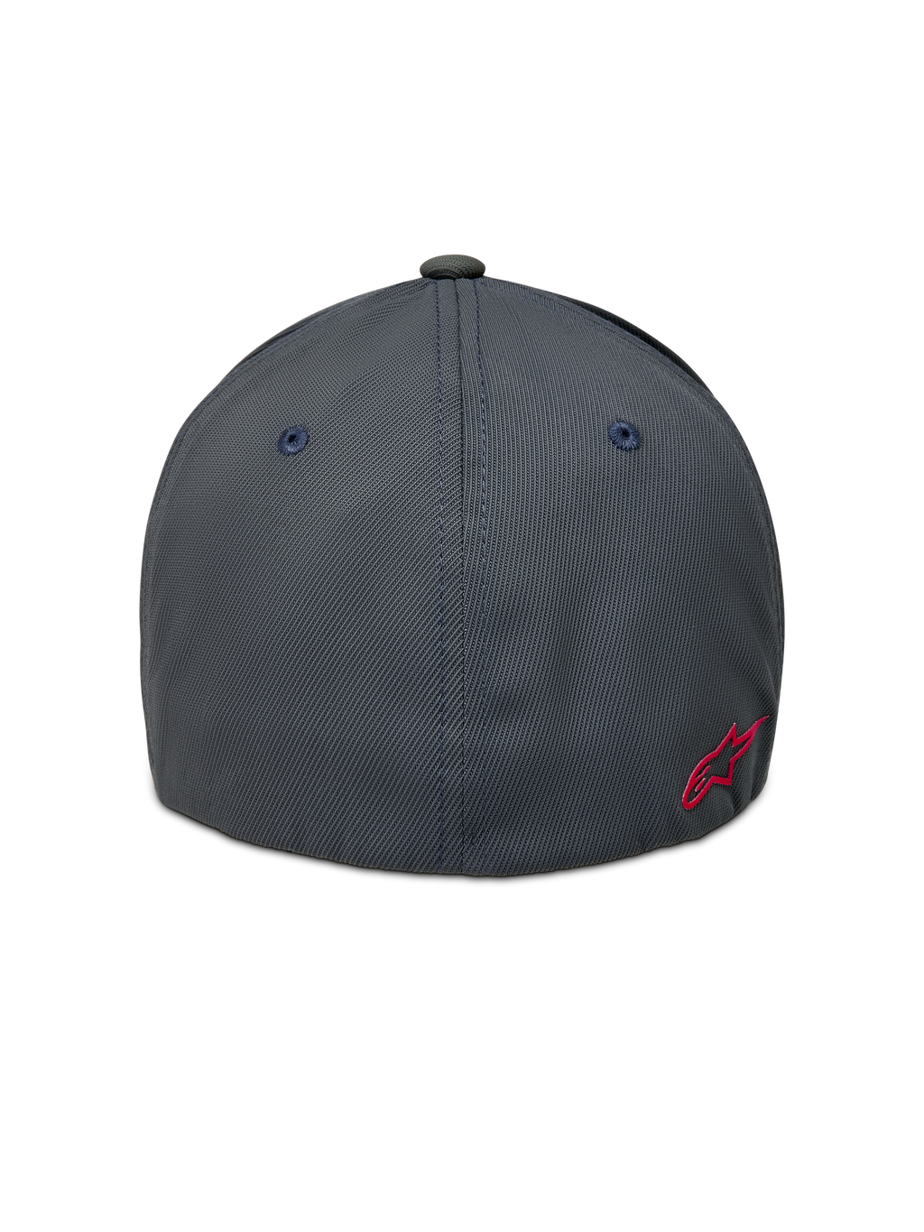Alpinestars Points Hat, dark grey flex-back sportswear cap with a red logo on the back, made of nylon tactel.