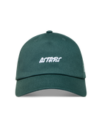 Alpinestars Explorer Strapback Hat, Green Sportswear Cap, White Embroidered Astars Logo, Curved Bill, Structured Crown.