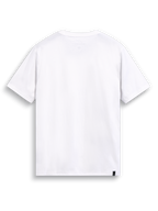 Alpinestars Elliptic CSF Tee, white short-sleeve sportswear t-shirt, rear view showing internal neck print and external hem label