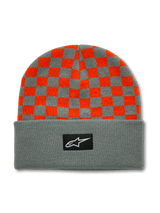 Checkered Cuff Beanie