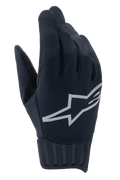 Alpinestars Stella A-Dura Rain Gloves, Women's Waterproof MTB Gloves, Black with Silver Reflective Logo, Ribbed Neoprene Cuff, Wind-Blocking Fabric, Performance Cycling Gear