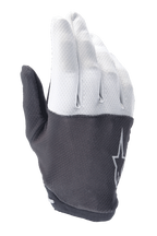 Alpinestars A-Aria Gloves, Mountain Bike Gloves, Light Gray and Dark Gray, featuring a textured upper with a star logo, flexible material and low-profile design for off-road cycling
