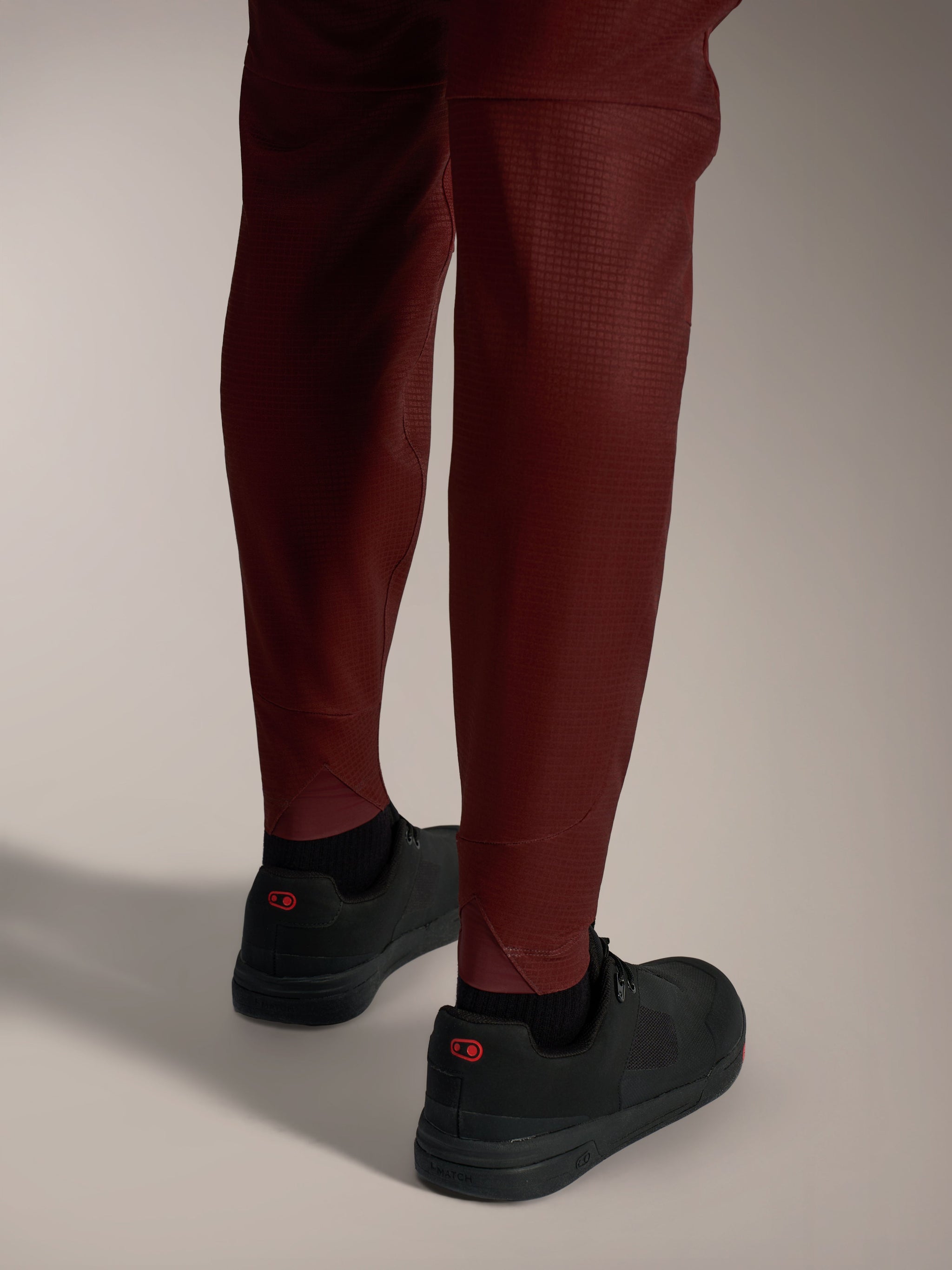 Bordeaux A-Dura Elite Flex Pants featuring ripstop fabric and elastic cuffs with triangular ankle stretch panels.