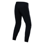 Alpinestars A-Dura Waterproof Pants, Black, rear view showing technical textile construction, mountain bike pants with 20k waterproof rating, durable stretch fabric for off-road riding in wet conditions