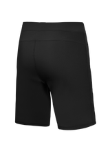 Black A-Dura Ride Liner Shorts, back view of technical mountain bike base layer with flexible stretch fabric.
