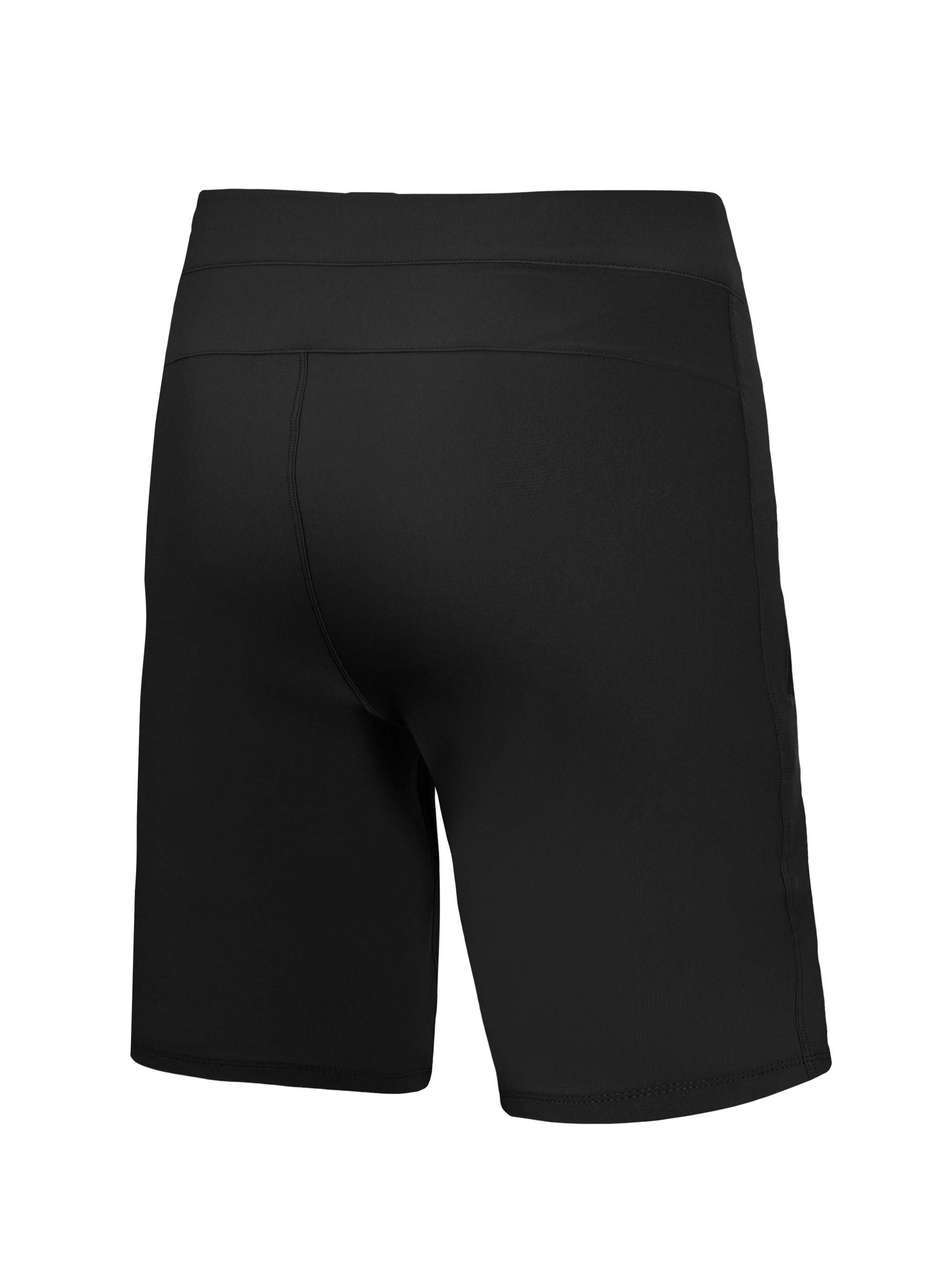 Black A-Dura Ride Liner Shorts, back view of technical mountain bike base layer with flexible stretch fabric.