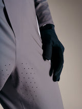 Faded Gray A-Supra Elite Pants featuring laser-cut ventilation holes on the thigh, premium MTB racing apparel.