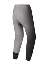 A-Supra Elite MTB Pants in Faded Gray, rear view showing the performance racing fit and flexible 4-way stretch fabric.