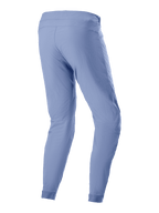 Alpinestars A-Dura Pants, Mountain Bike Pants, Infinity Blue, rear view showing tapered leg design and elasticated cuffs, durable 2-way stretch textile fabric for off-road cycling