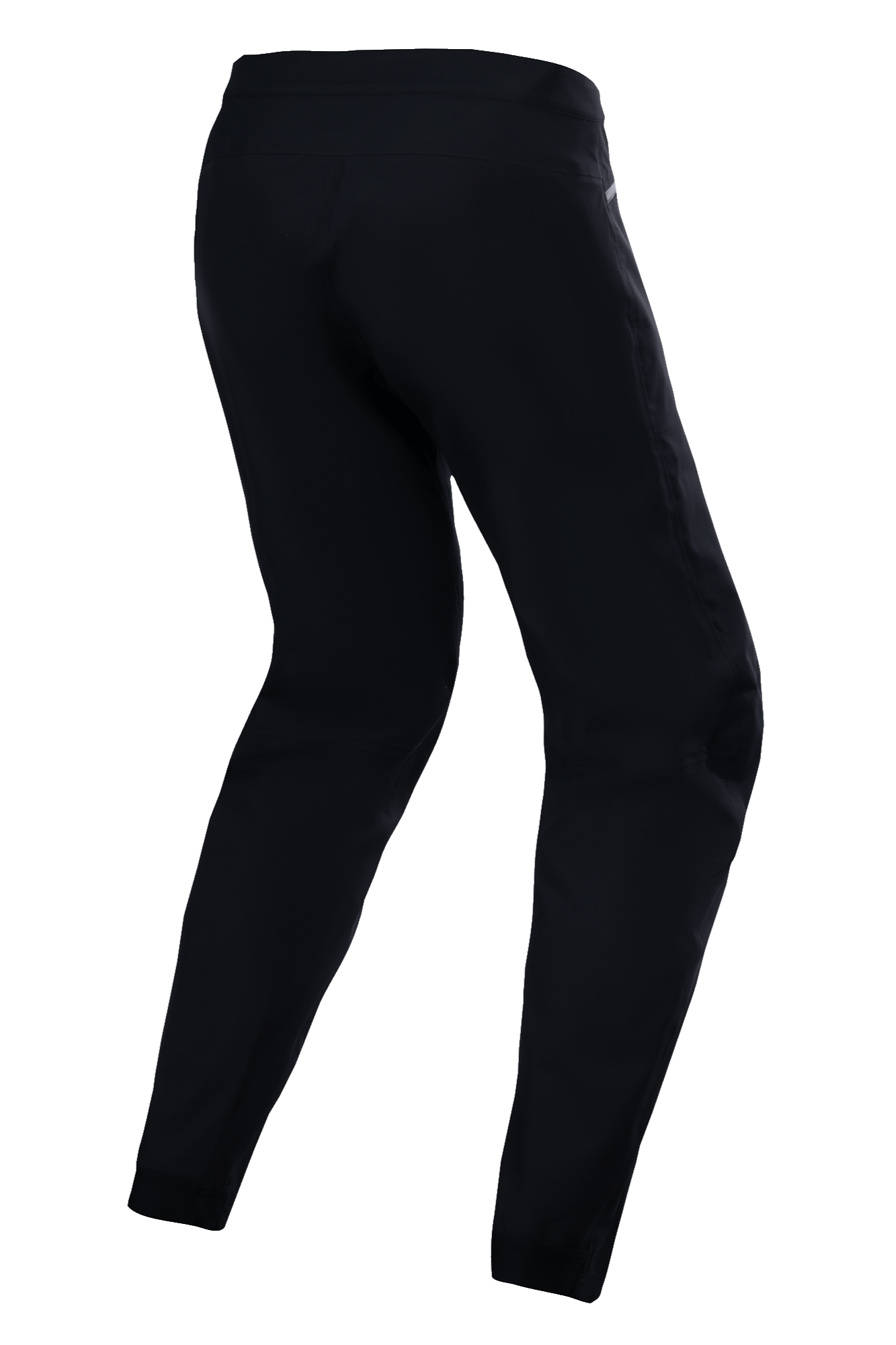 Alpinestars Woman Stella A-Dura Waterproof Pant, MTB Cycling Pants, Black, rear three-quarter view, featuring waterproof 3L membrane and 4-way stretch textile for trail riding