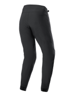 Alpinestars Women's Stella A-Dura Pants, MTB Cycling Pants, Black, rear view showing ergonomic construction, tapered fit, and durable 2-way stretch fabric for mountain biking.
