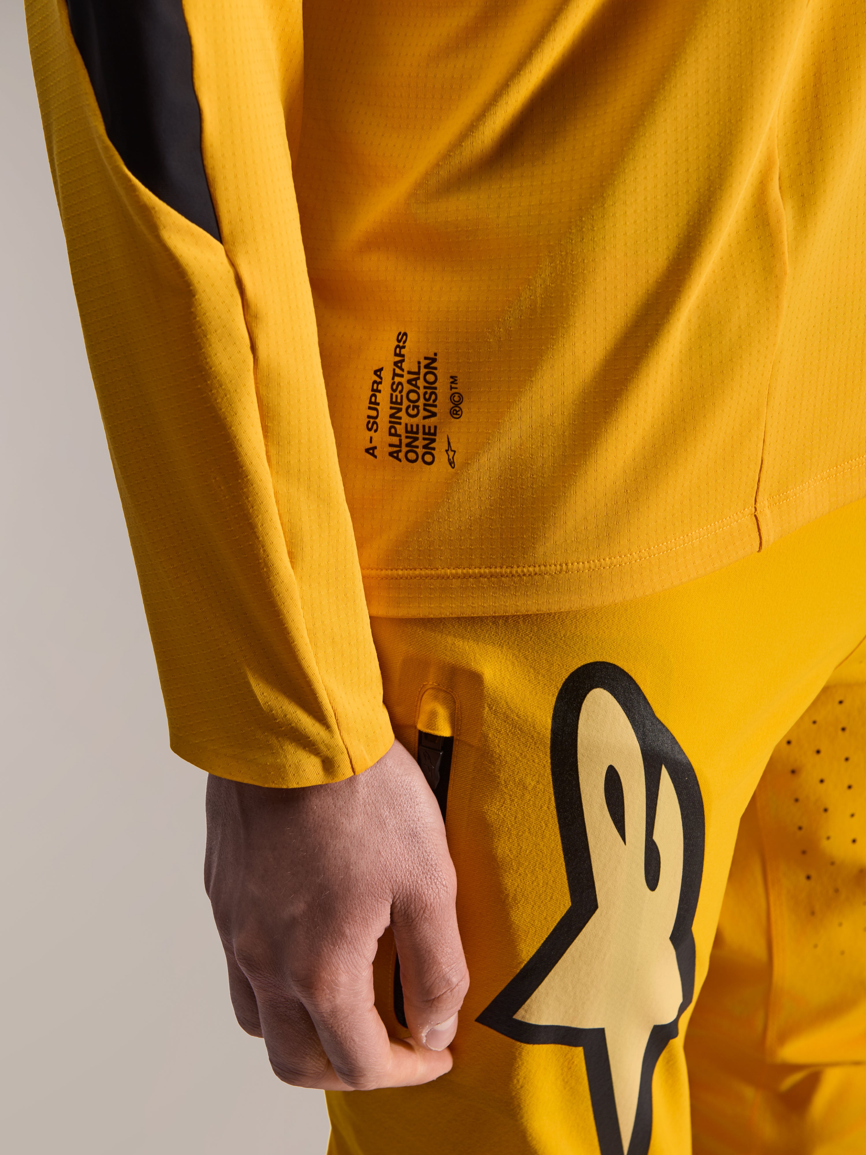 A-Supra Melt Gold - Yellow Cycling Pant | Alpinestars®