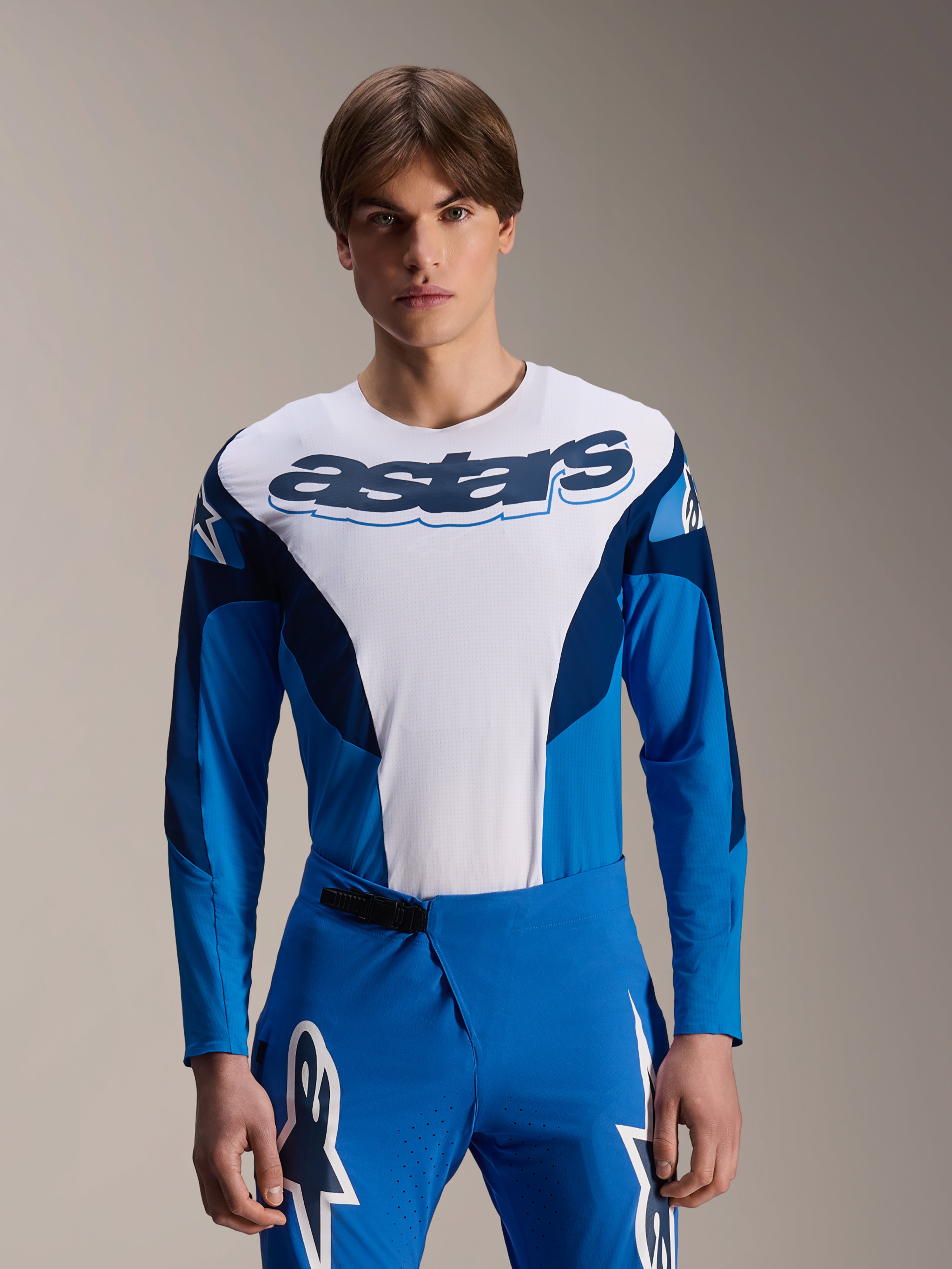 ボースポーツ　フルスーツ　良品 A-Supra Melt - Blue Cycling Jersey | Alpinestars®