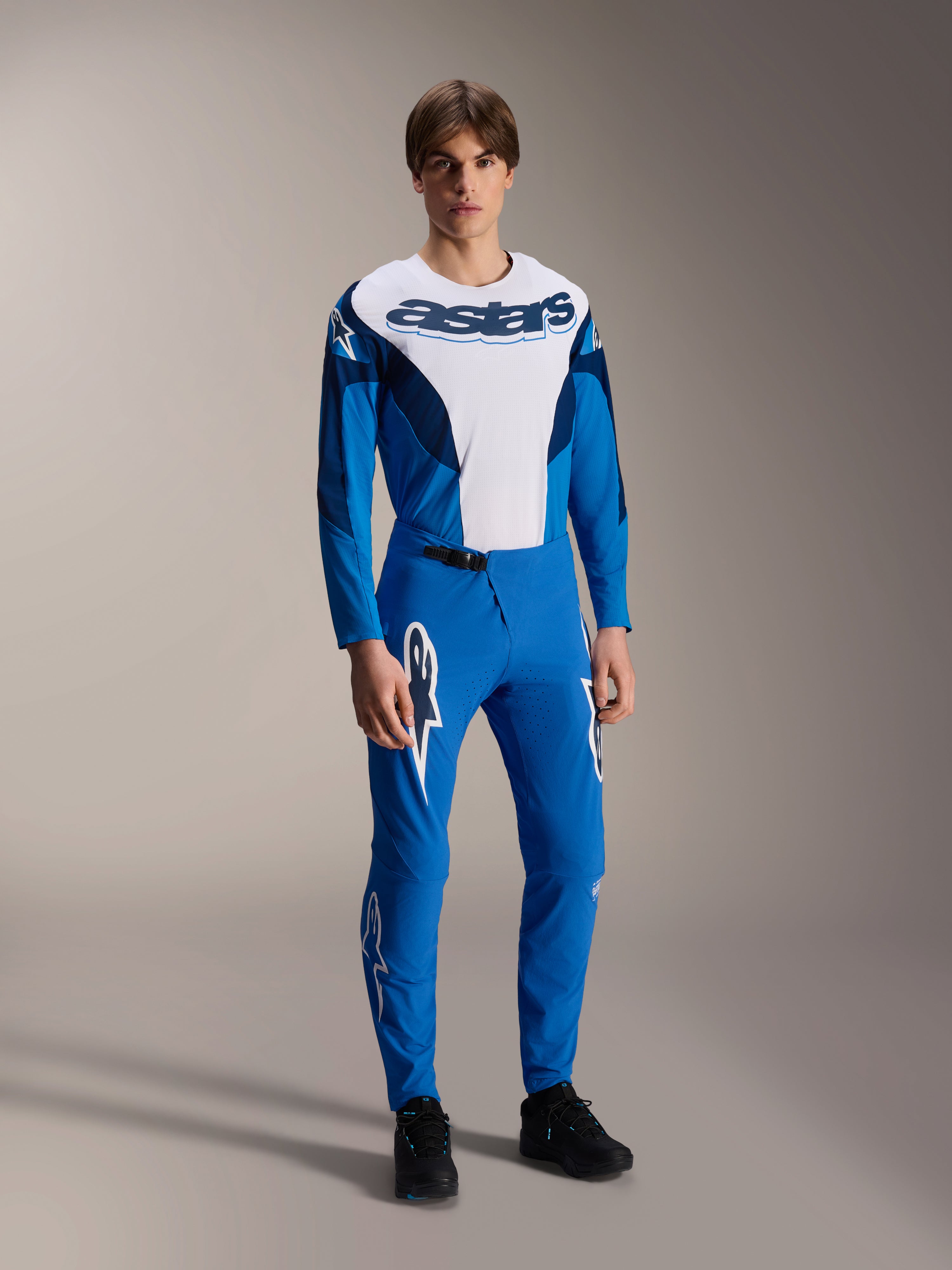 A-Supra Melt - Blue Cycling Jersey | Alpinestars®