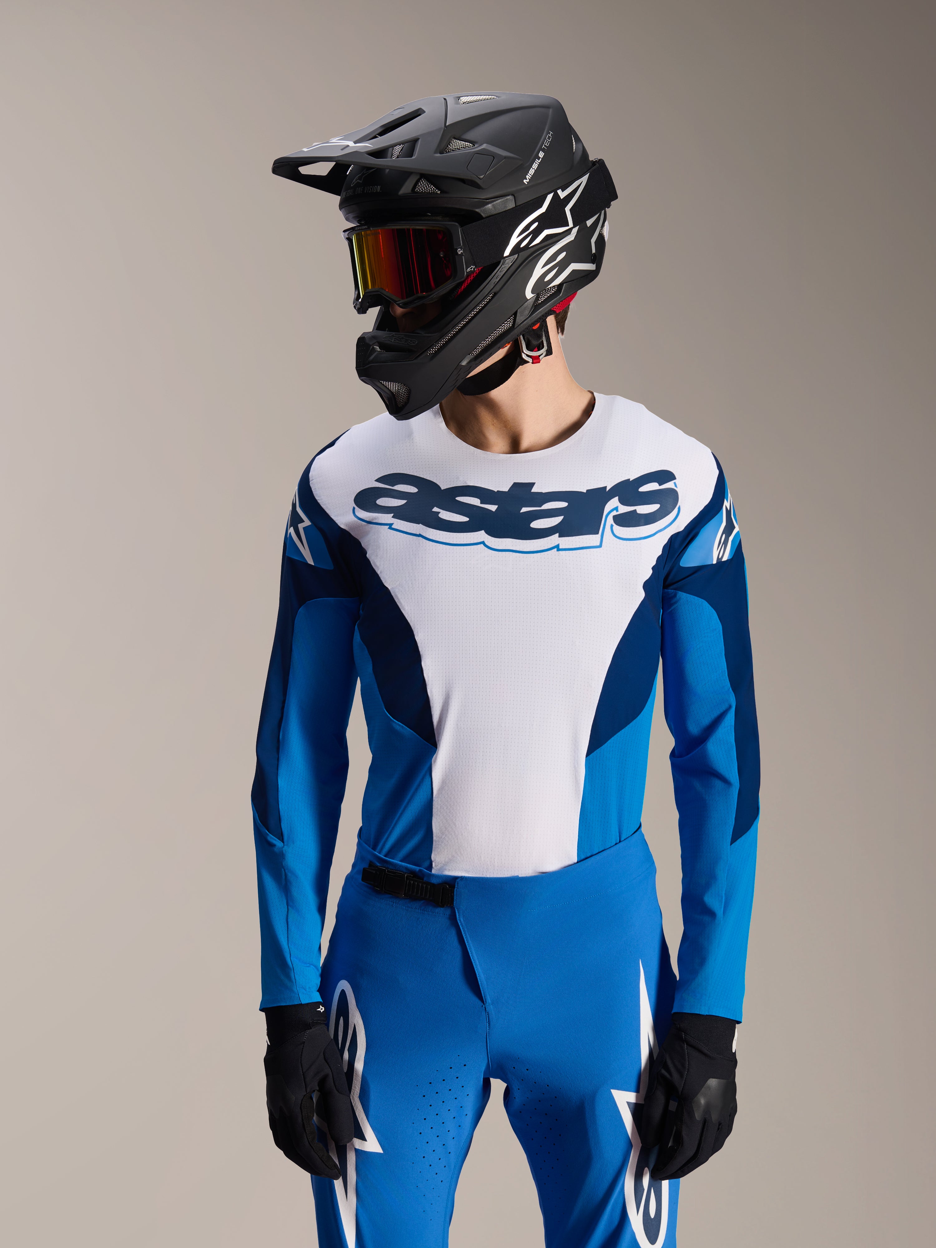 riana A-Supra Melt - Blue Cycling Jersey | Alpinestars®