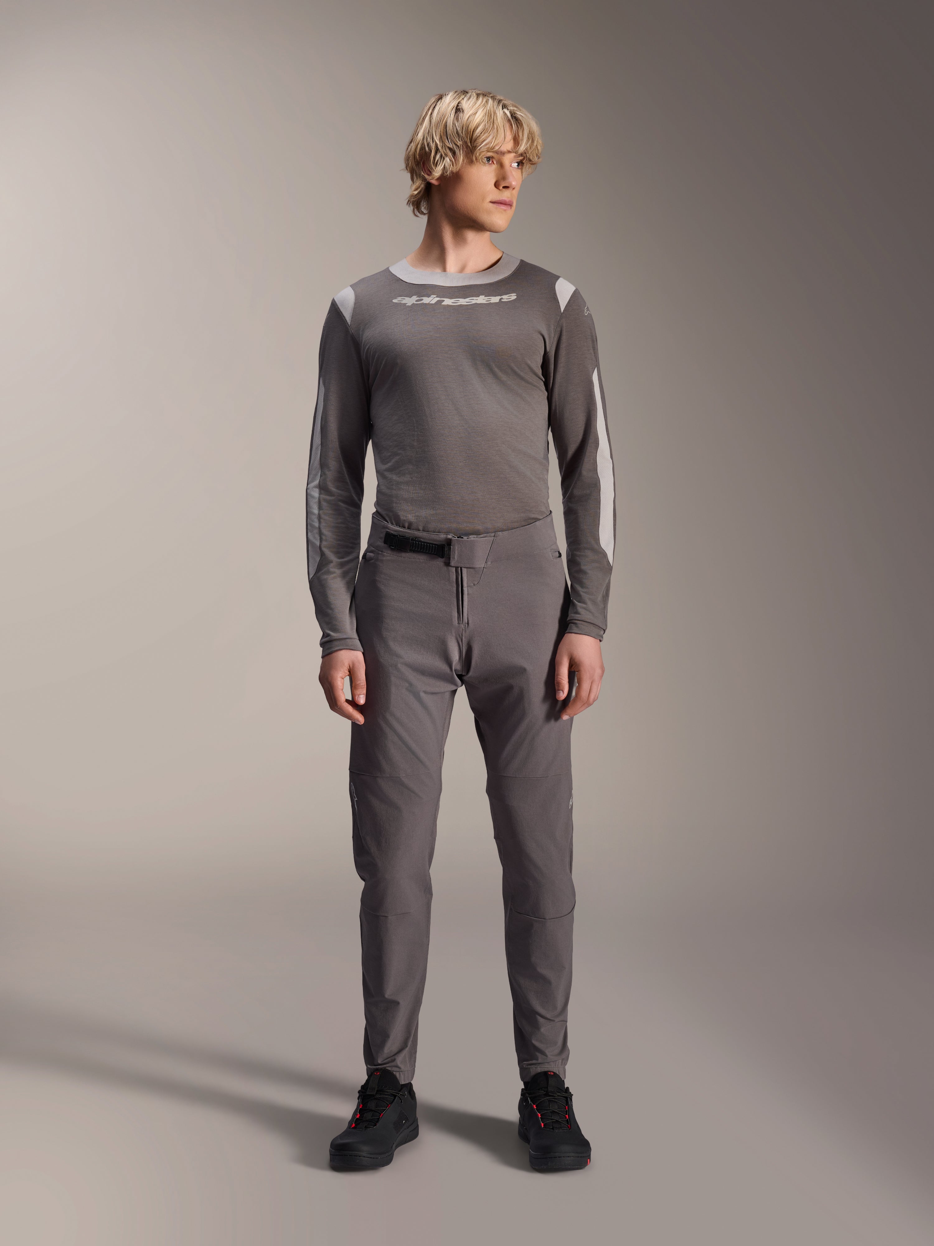 A-Dura Elite - Gray Cycling Pants | Alpinestars®