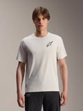 Alpinestars A-Aria Astar Jersey, Short Sleeve Cycling Jersey, Ecru with black star logo on chest, lightweight breathable polyester, performance fit for MTB trail riding