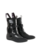Alpinestars Tech 10 Enduro Inner Booties, Black, breathable mesh with reinforced synthetic sections, features branded pull straps and a white 'Enduro' logo, specialized internal support system for motocross and enduro racing boots.