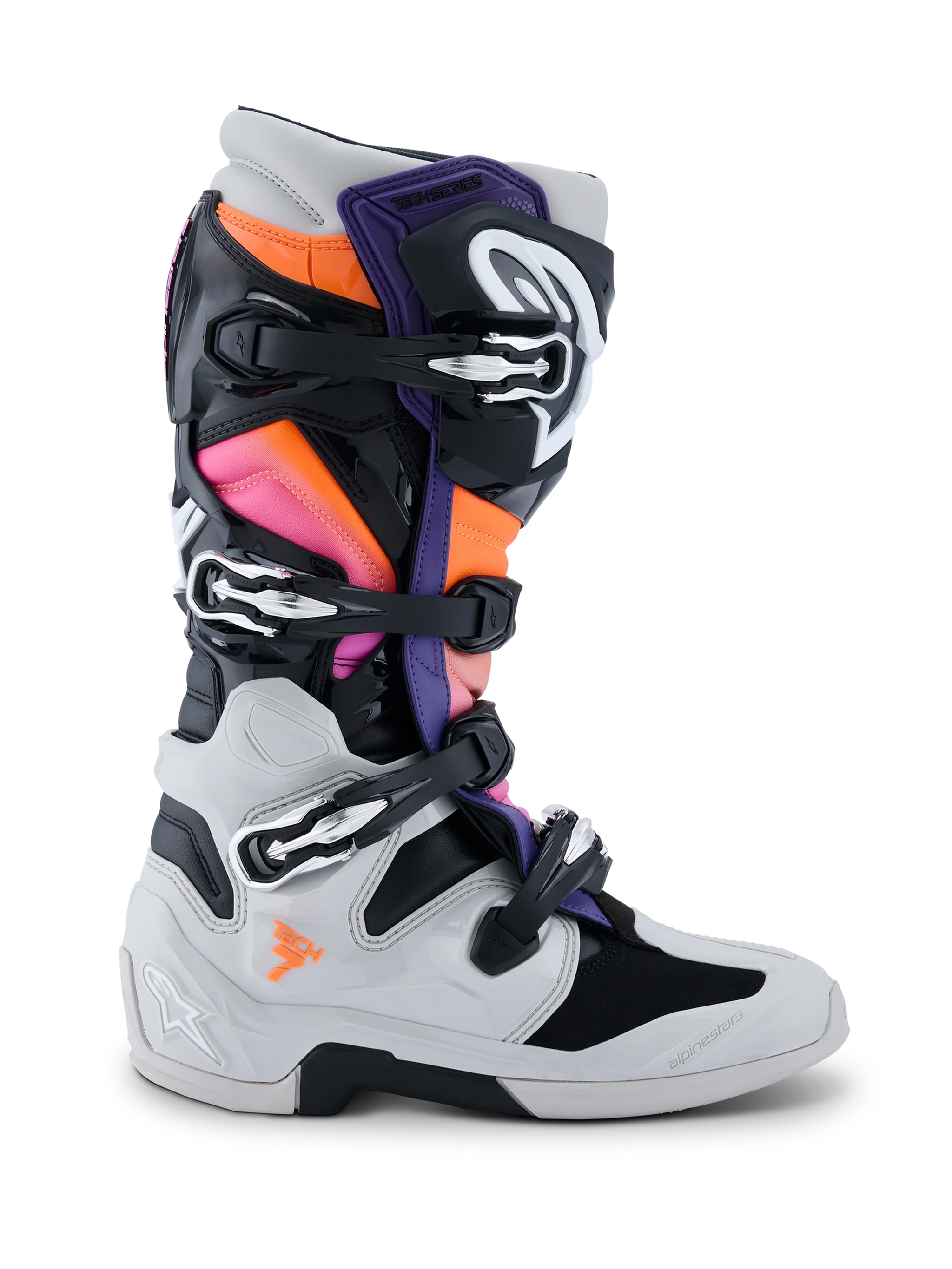 Tech 7 - Black MX Boots | Alpinestars®