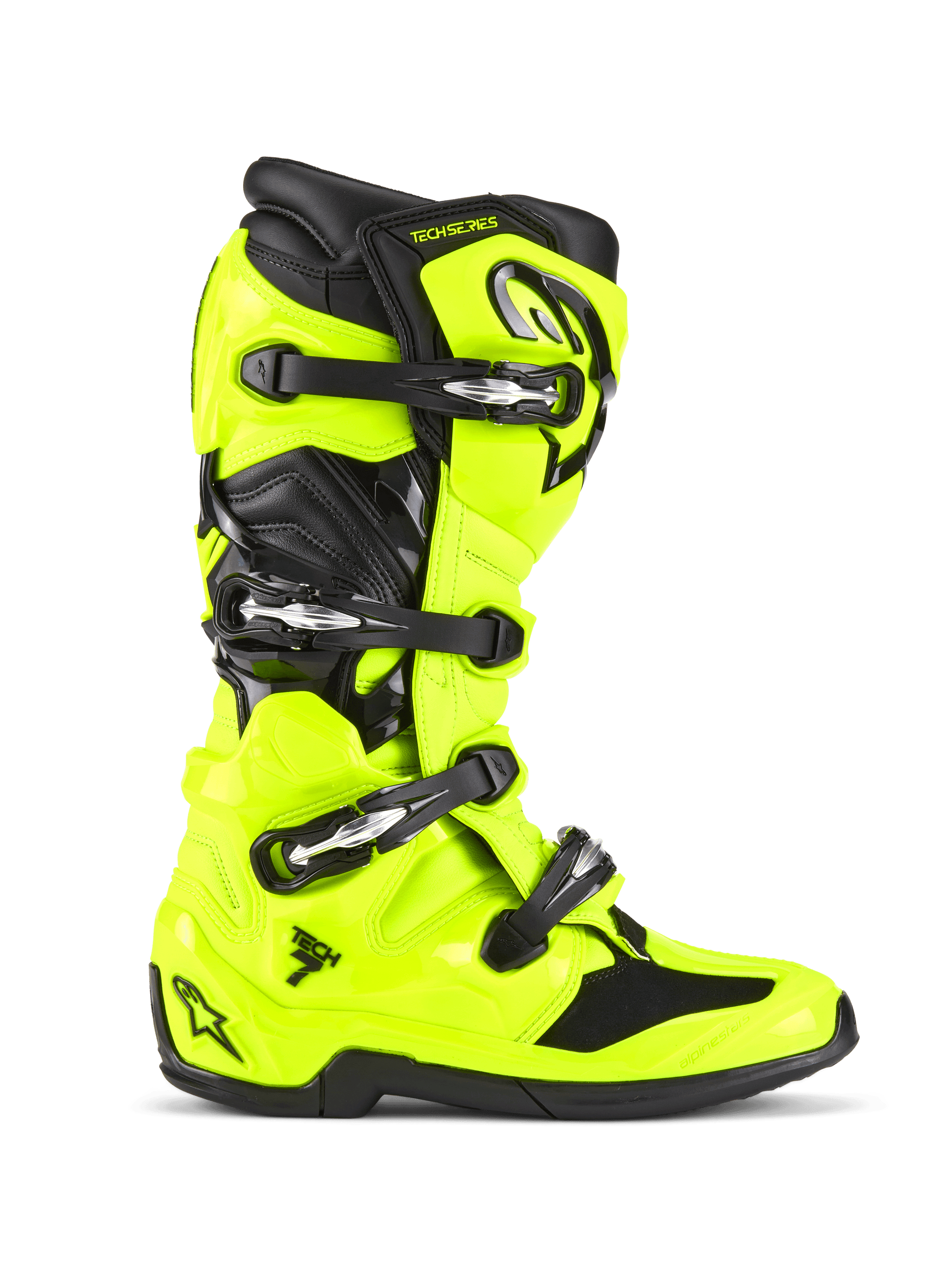 Tech 7 - Yellow Fluo MX Boots | Alpinestars®