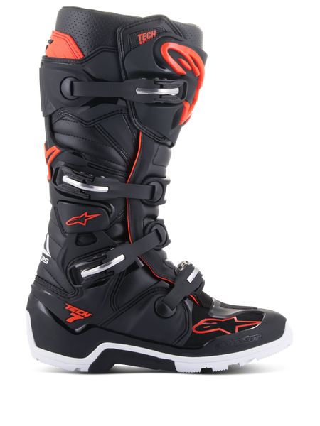 Alpinestars バイクブーツ ブラック/レッド テック7 Tech 7 Enduro - Black Motorcycle Boots | Alpinestars®
