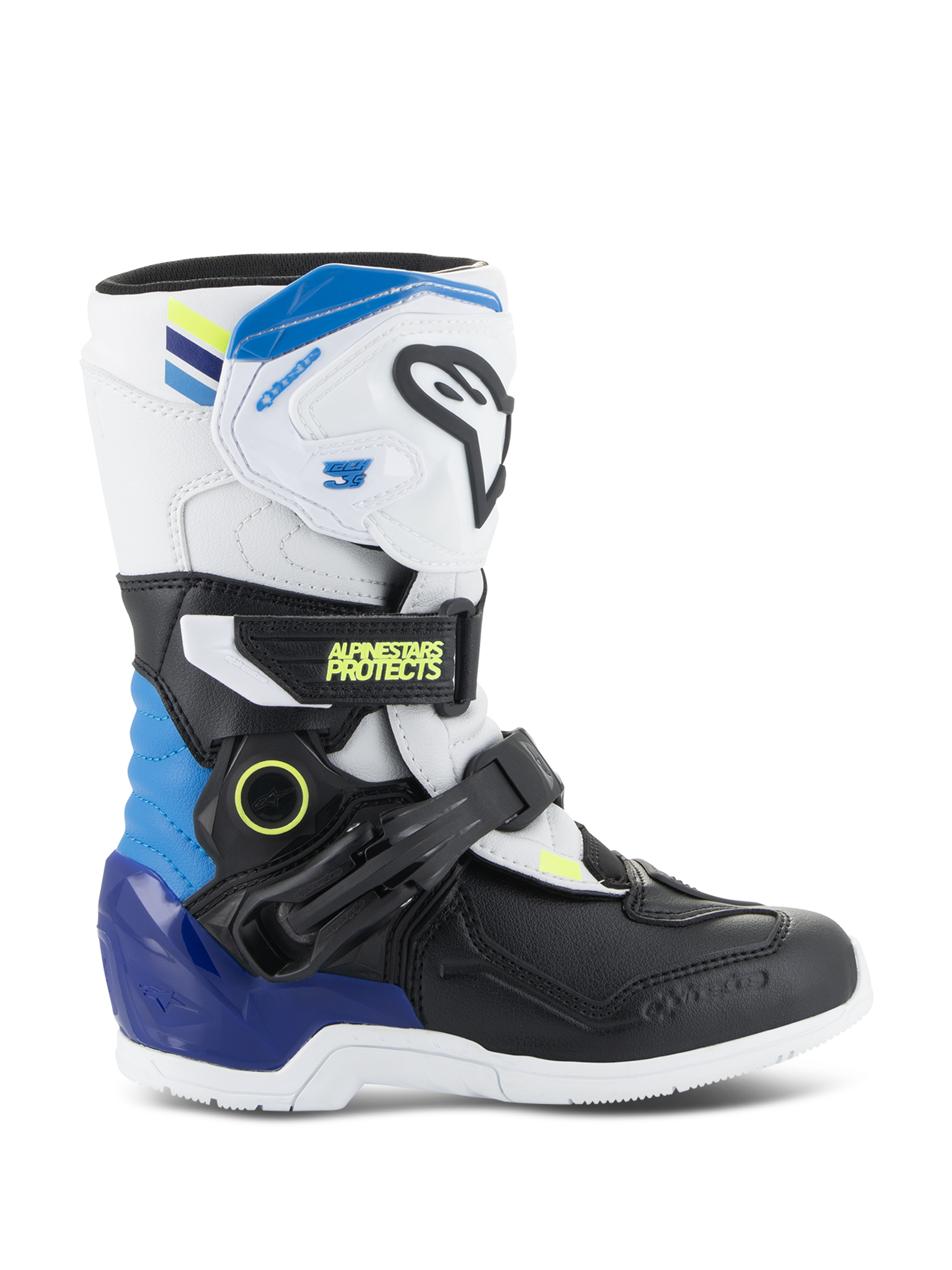 アルパインスターズ モーターサイクル ブーツ 2014018-125-4 Alpinestars Youth Tech 3S Boots-B : Alpinestars 2014018-125-7 Tech 3S Boots - Black⁄White