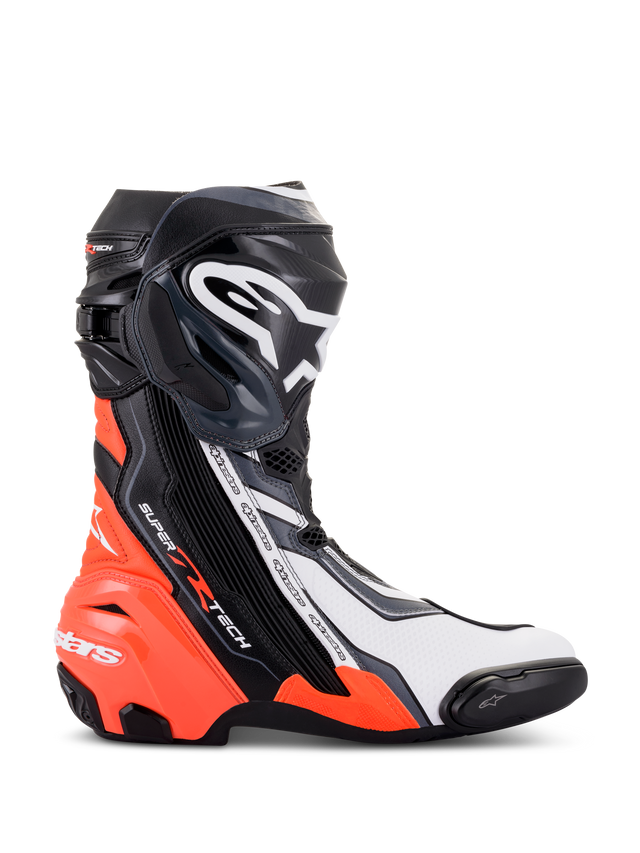 Supertech R - Black Motorcycle Boots | Alpinestars®