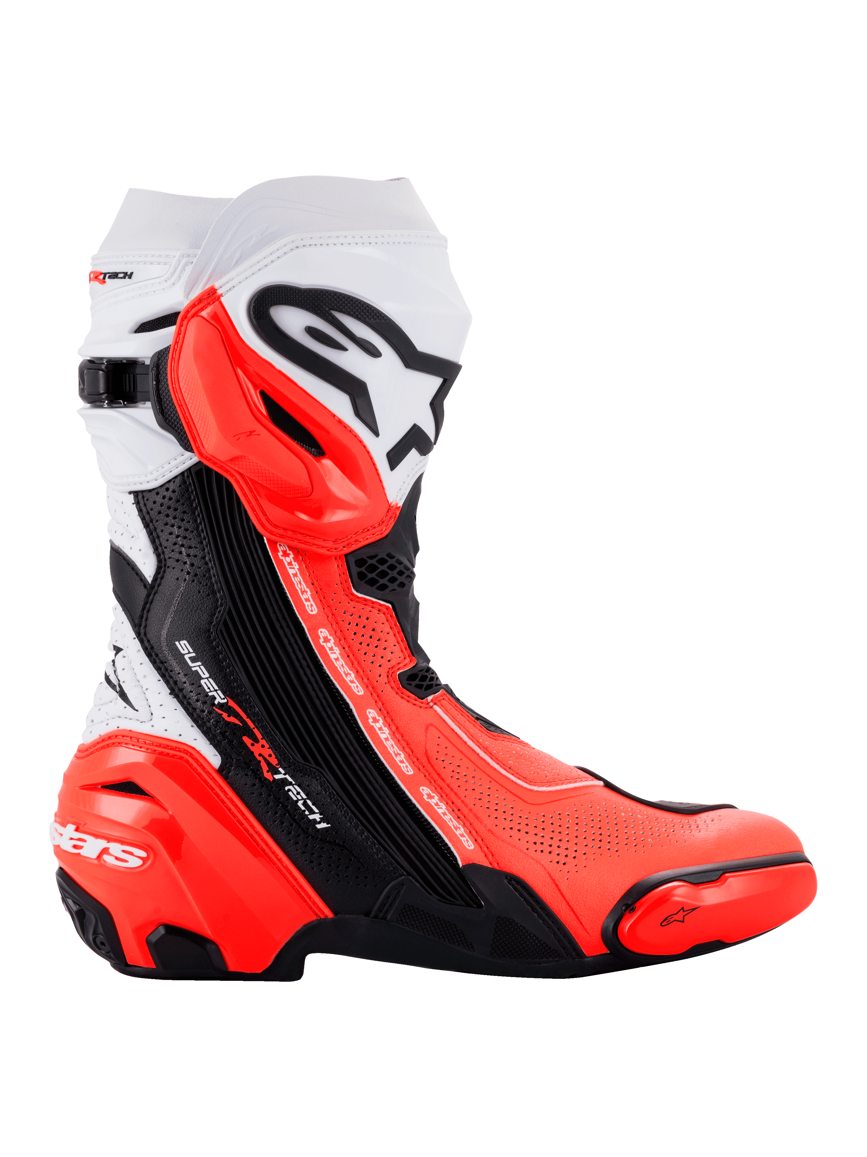 Supertech R Vented Boots - BLACK RACING/SPORT Boots | Alpinestars