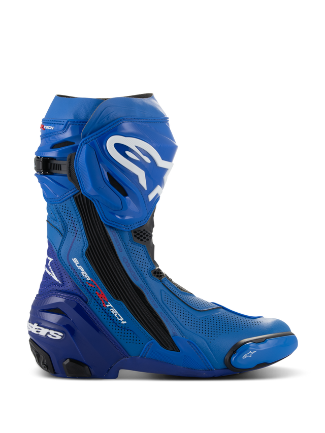 Supertech R Vented - Black Motorcycle Boots | Alpinestars®