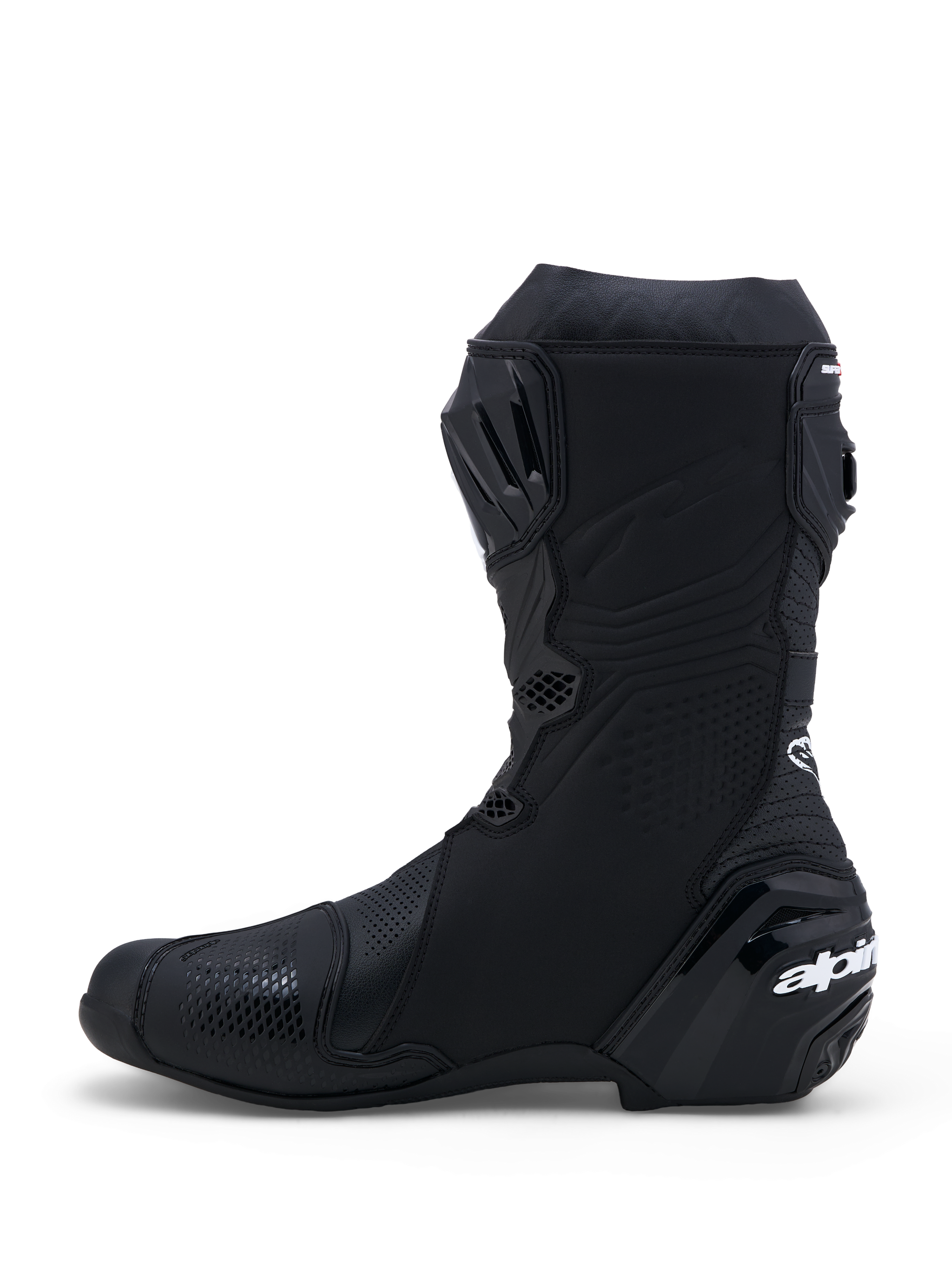 バイクウェア・装備 ALPINESTARS SUPERTECH R VENTED 42 Supertech R Vented - Black Motorcycle Boots | Alpinestars®