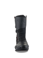 Alpinestars SP-X BOA® Boots, Black Motorcycle Sport Boots, mid-height design with integrated shin protector, mesh flex panels, and side BOA closure system, sleek ergonomic profile for sport touring